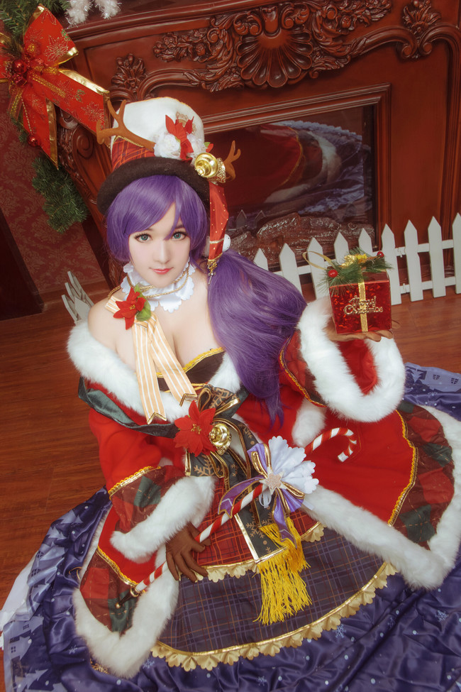 大魔王东条希 圣诞装COS