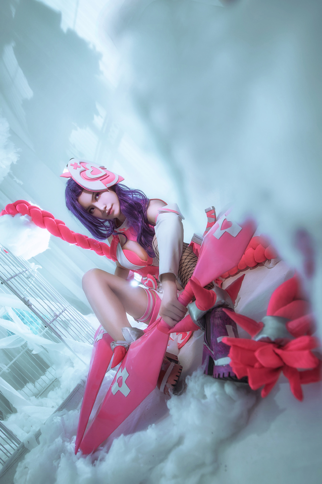 王者荣耀 爱心护理 荆轲 cosplay