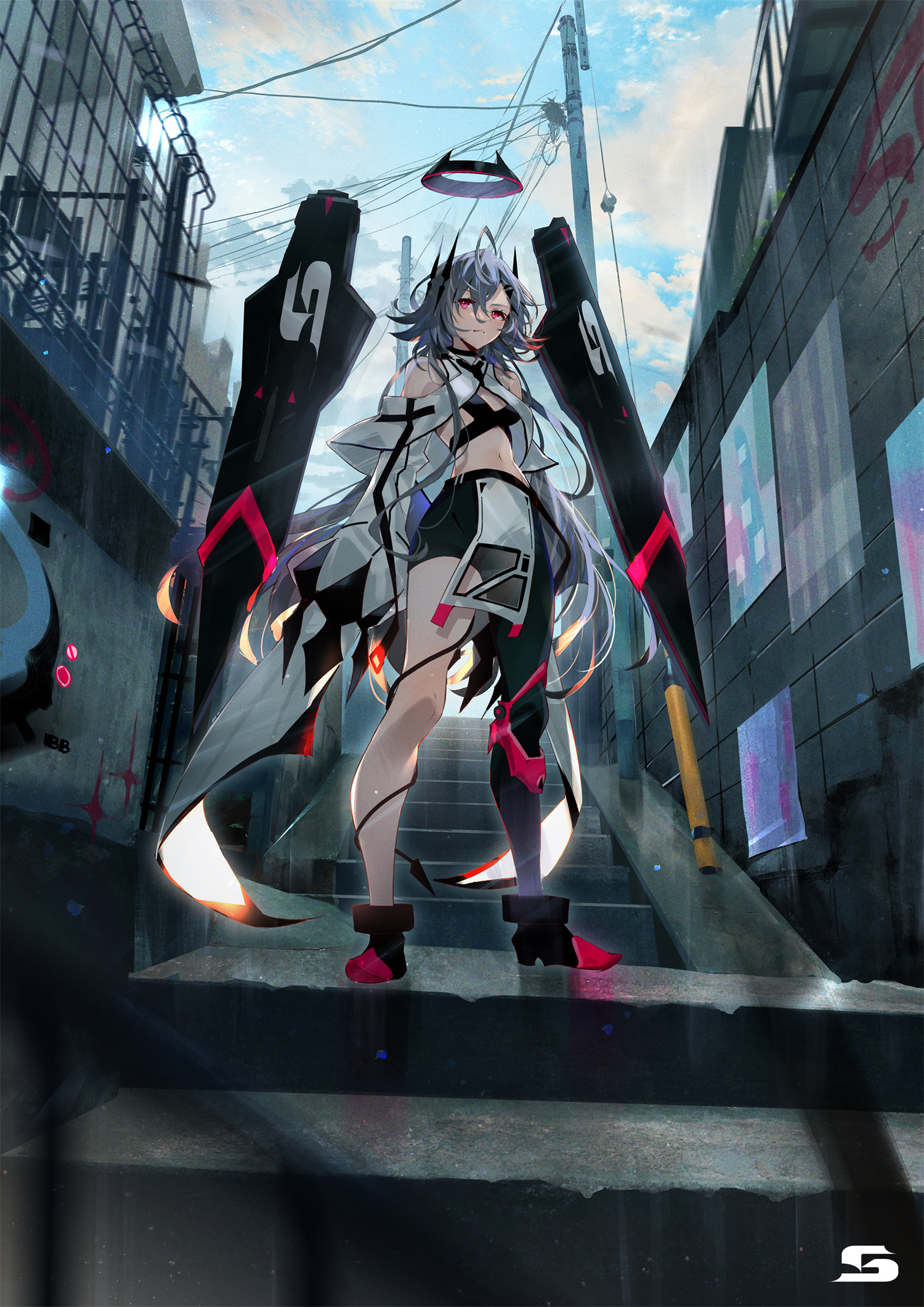 【P站画师】pixiv 御姐凌乱的双马尾,日本插画师あるてら的插画作品 P站画师-第16张
