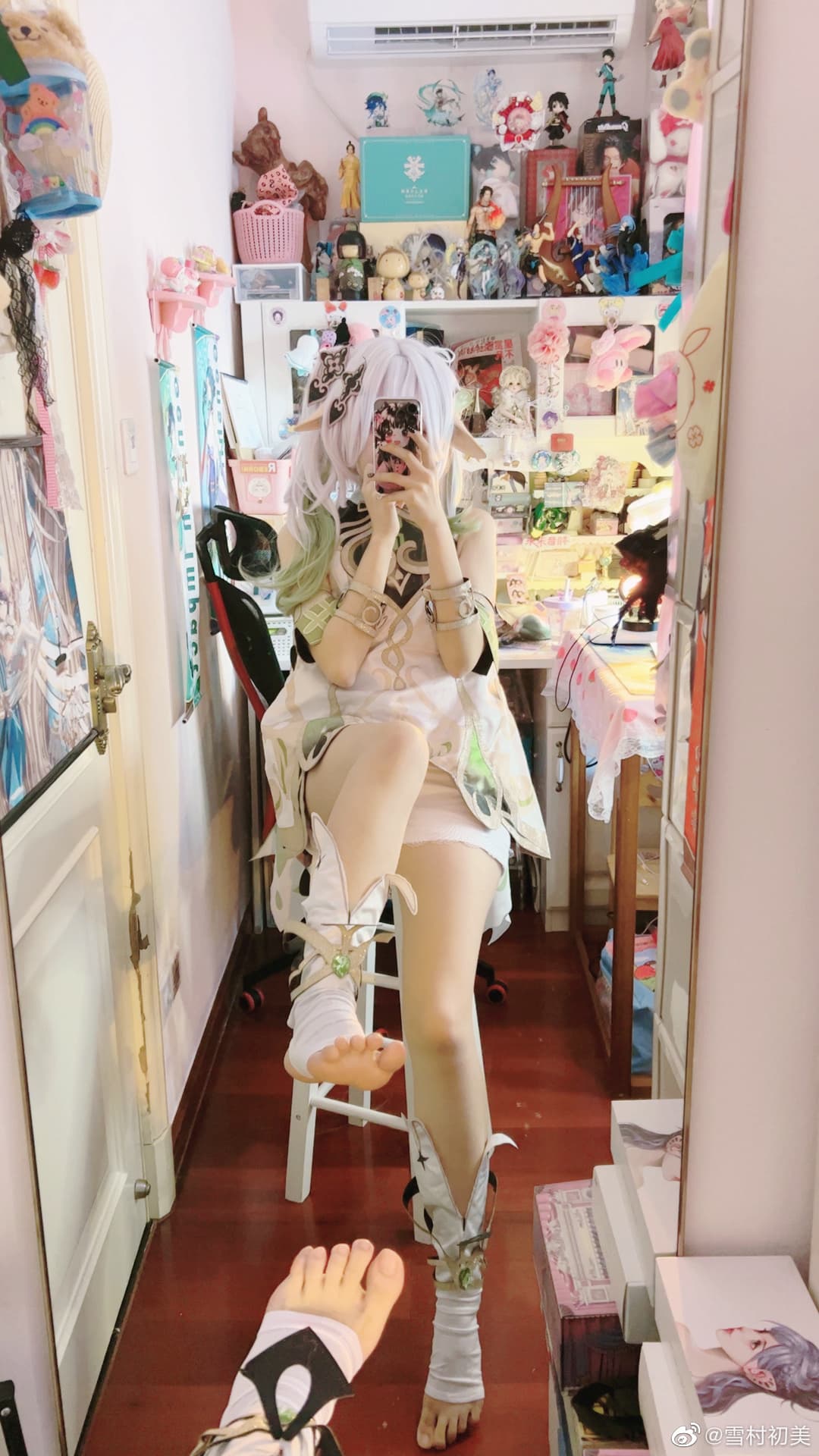 cos试妆 对啦我叫纳西妲哦～ 原神草神 纳西妲@雪村初美 COSPLAY-第17张