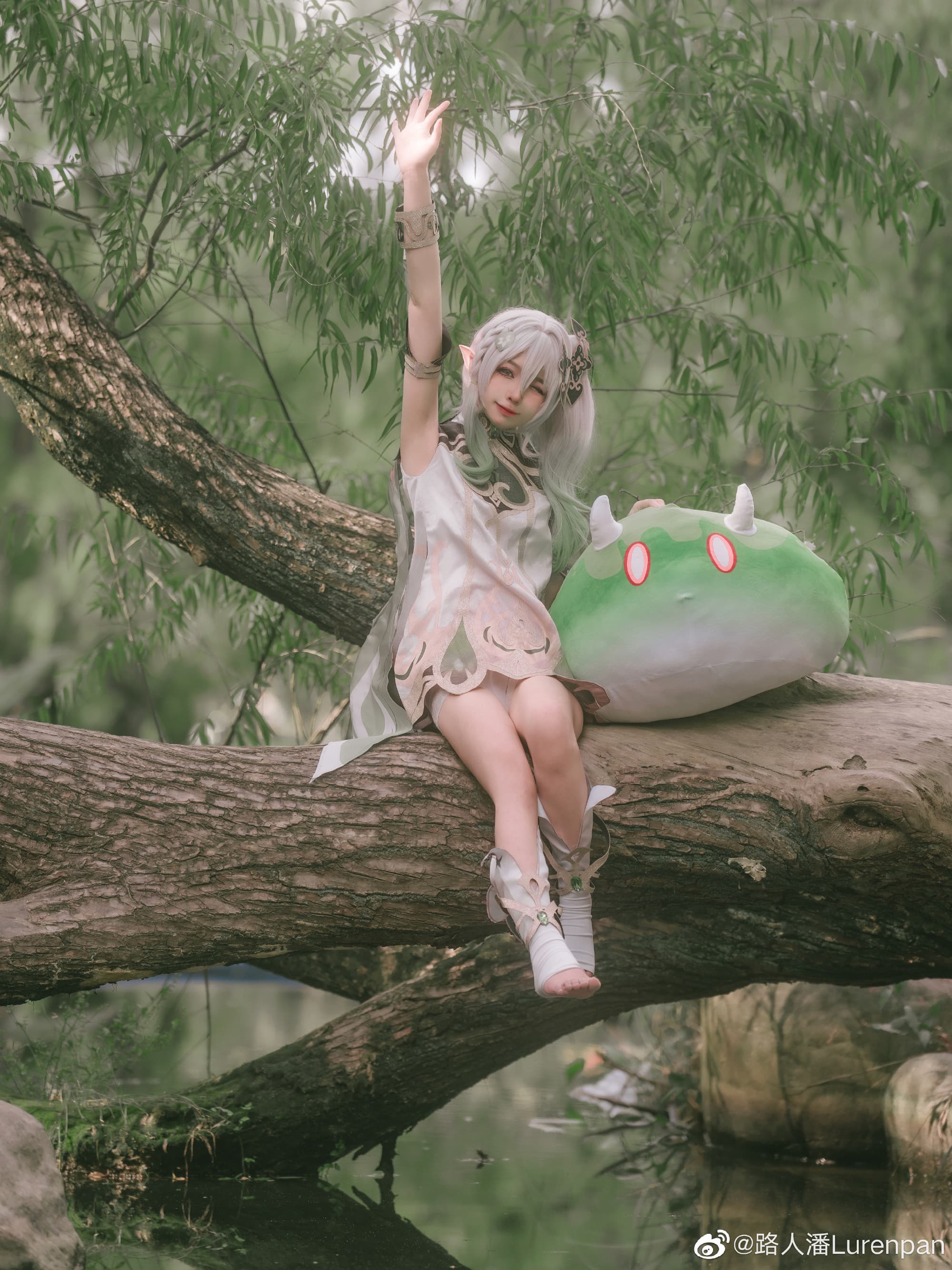 【COS】初期见面… 我叫纳西妲!🍃 I cos正片@白菜不白030 COSPLAY-第4张
