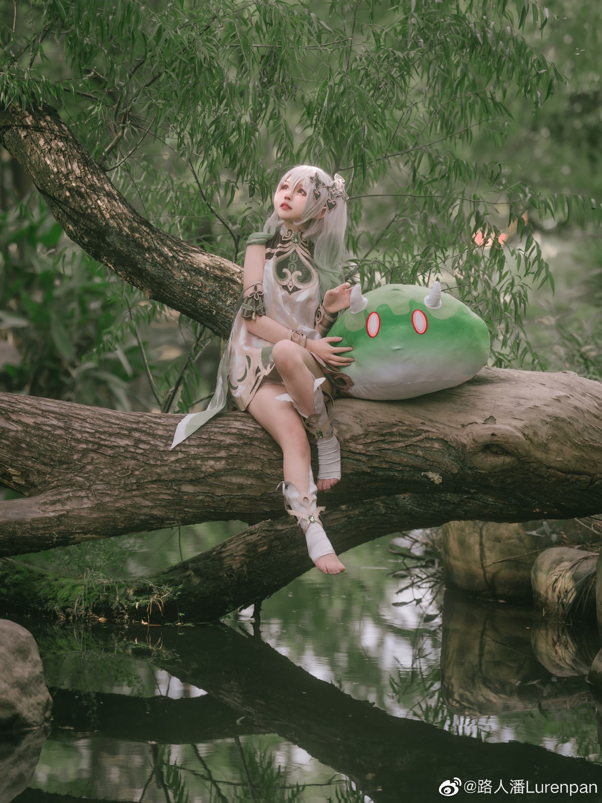 【COS】初期见面… 我叫纳西妲!🍃 I cos正片@白菜不白030 COSPLAY-第9张