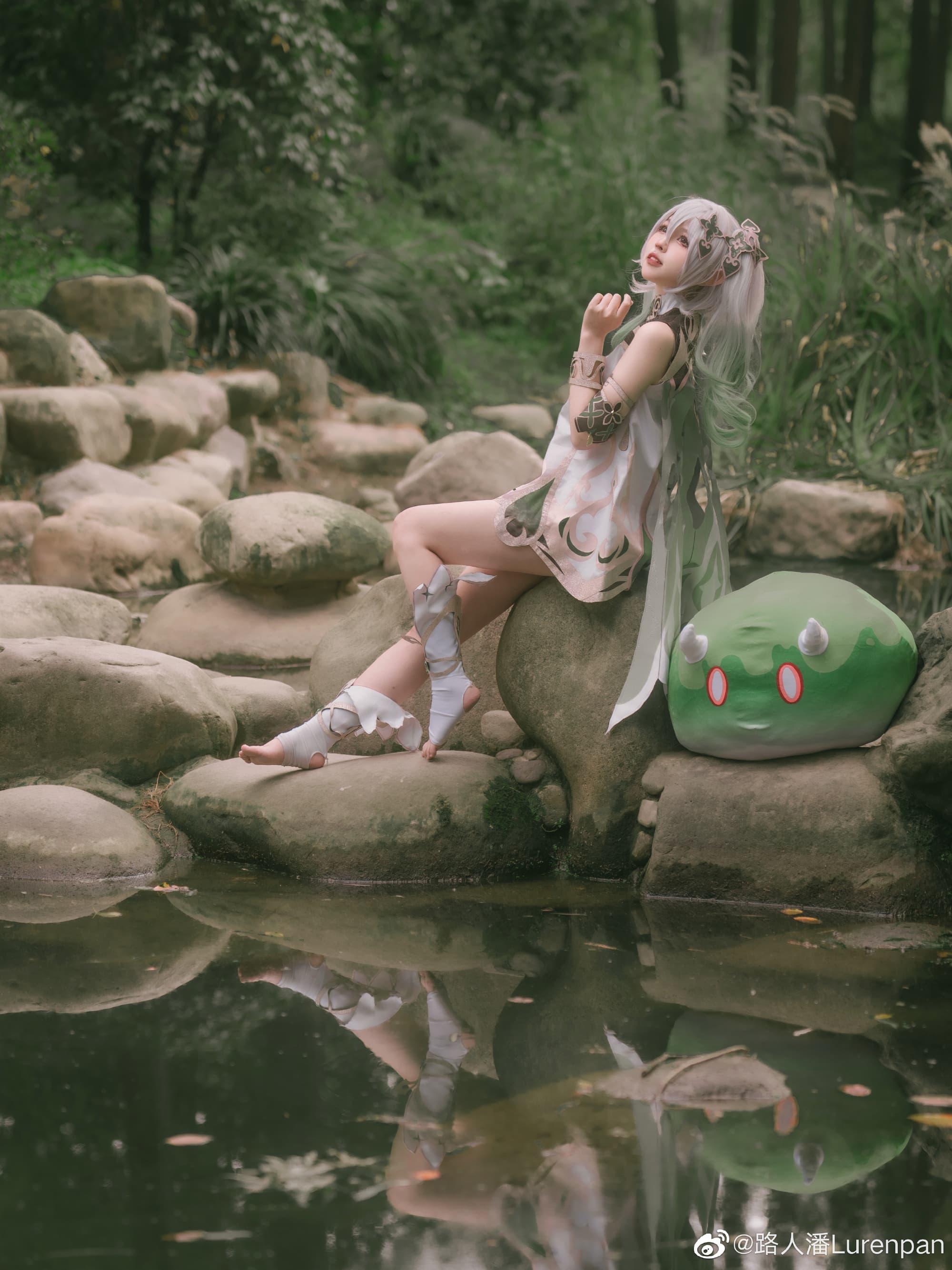 【COS】初期见面… 我叫纳西妲!🍃 I cos正片@白菜不白030 COSPLAY-第12张