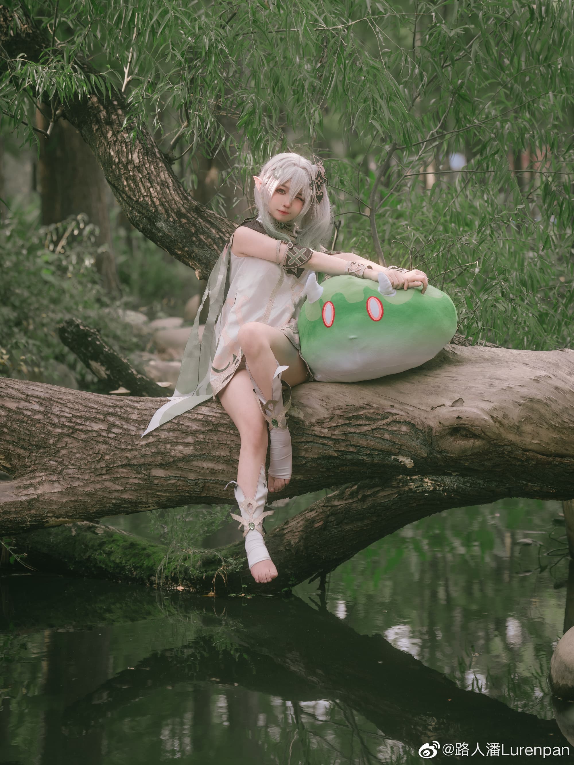 【COS】初期见面… 我叫纳西妲!🍃 I cos正片@白菜不白030 COSPLAY-第14张