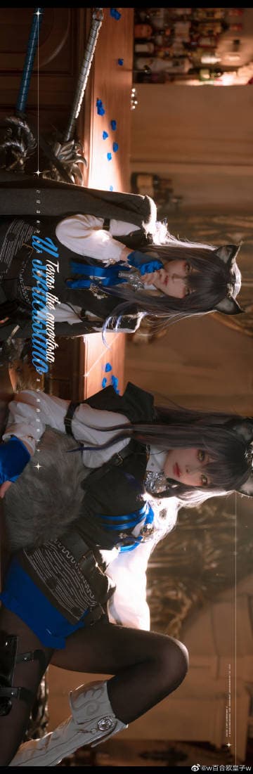 【COS】如果摆脱过去的方法只有粉碎它，那我就会粉碎它。就这么简单。 明日方舟 缄默德克萨斯@w百合欧皇子w COSPLAY-第6张