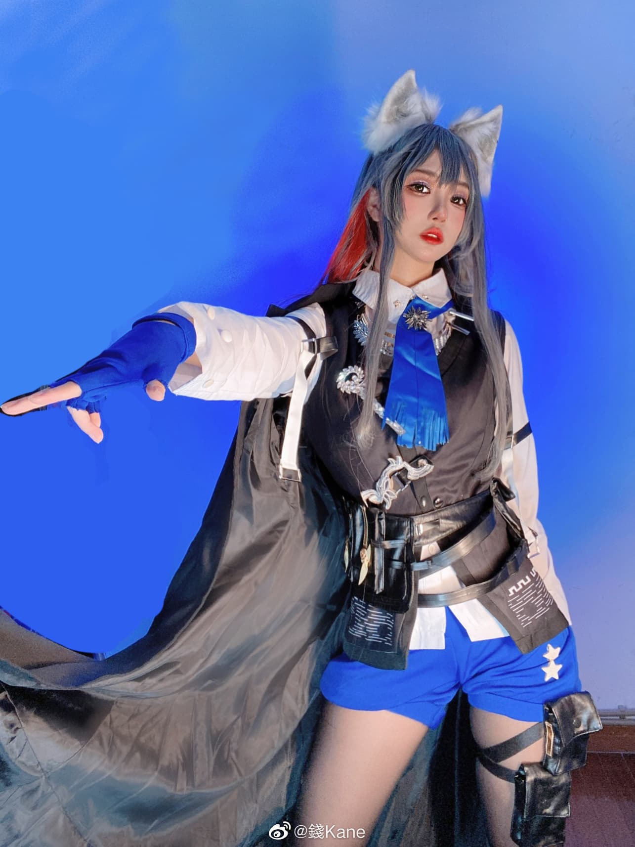 【COS】遗言转述?我不受理。明日方舟 缄默德克萨斯@錢Kane COSPLAY-第1张