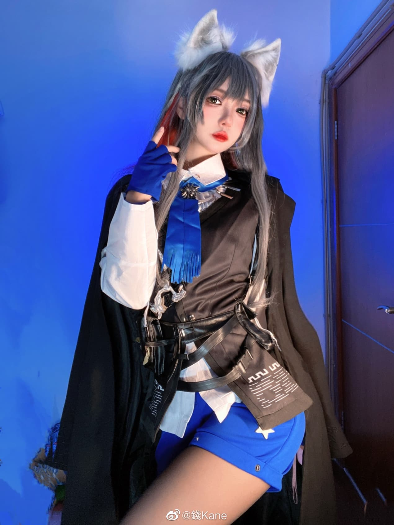 【COS】遗言转述?我不受理。明日方舟 缄默德克萨斯@錢Kane COSPLAY-第2张