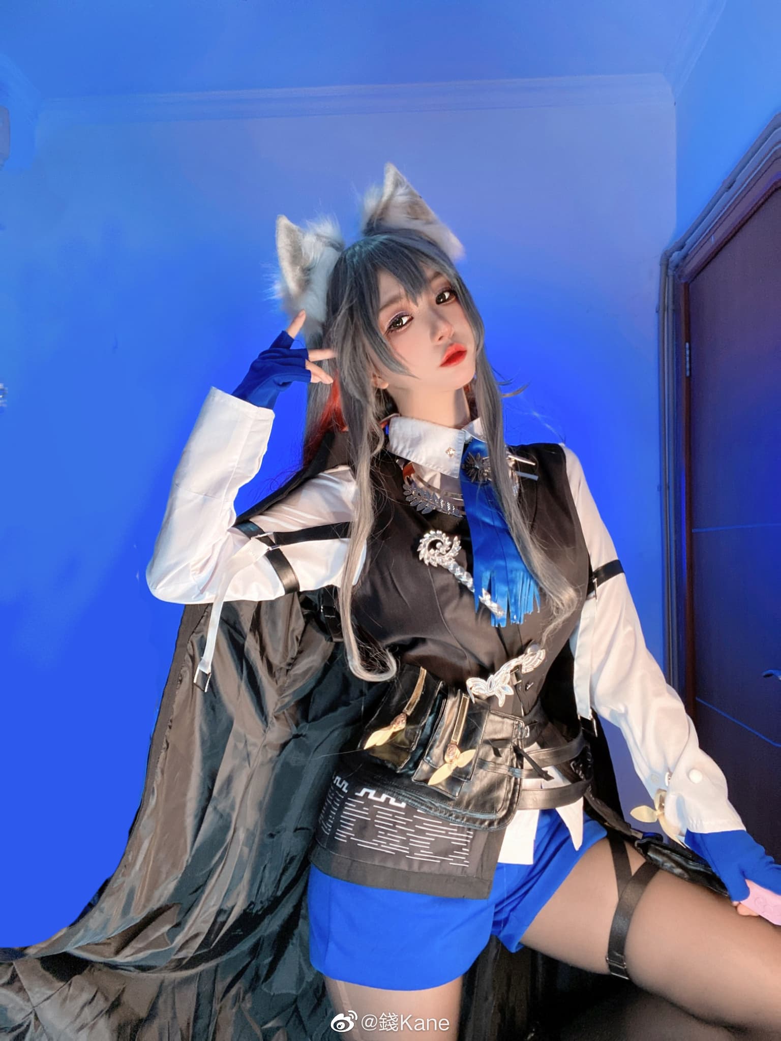 【COS】遗言转述?我不受理。明日方舟 缄默德克萨斯@錢Kane COSPLAY-第3张