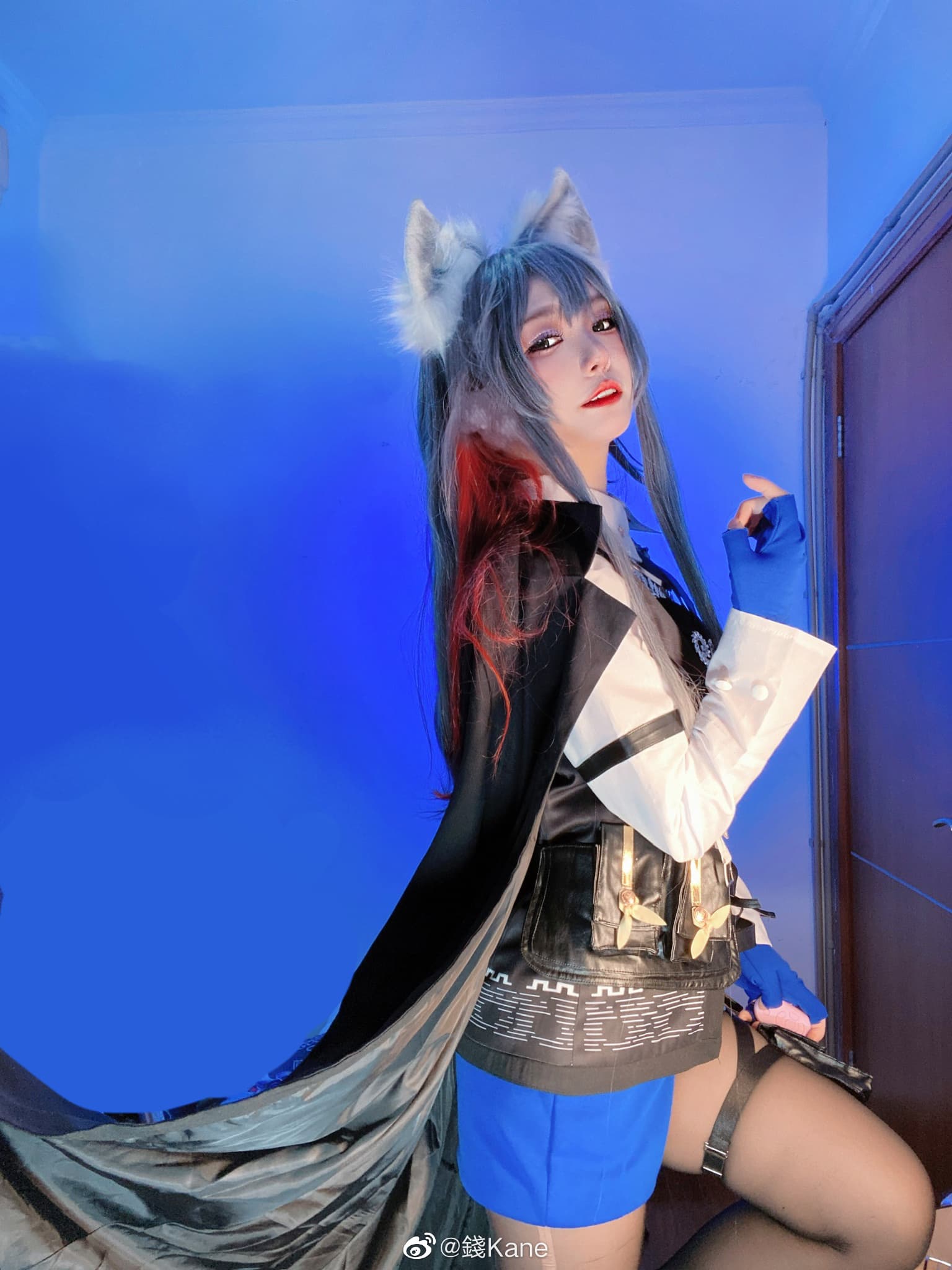 【COS】遗言转述?我不受理。明日方舟 缄默德克萨斯@錢Kane COSPLAY-第5张