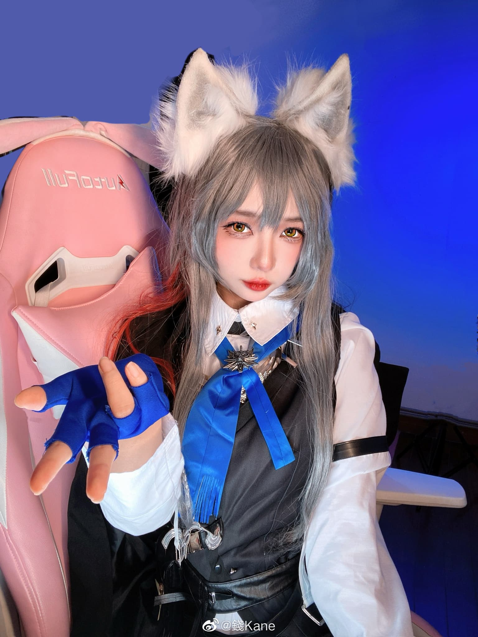 【COS】遗言转述?我不受理。明日方舟 缄默德克萨斯@錢Kane COSPLAY-第6张