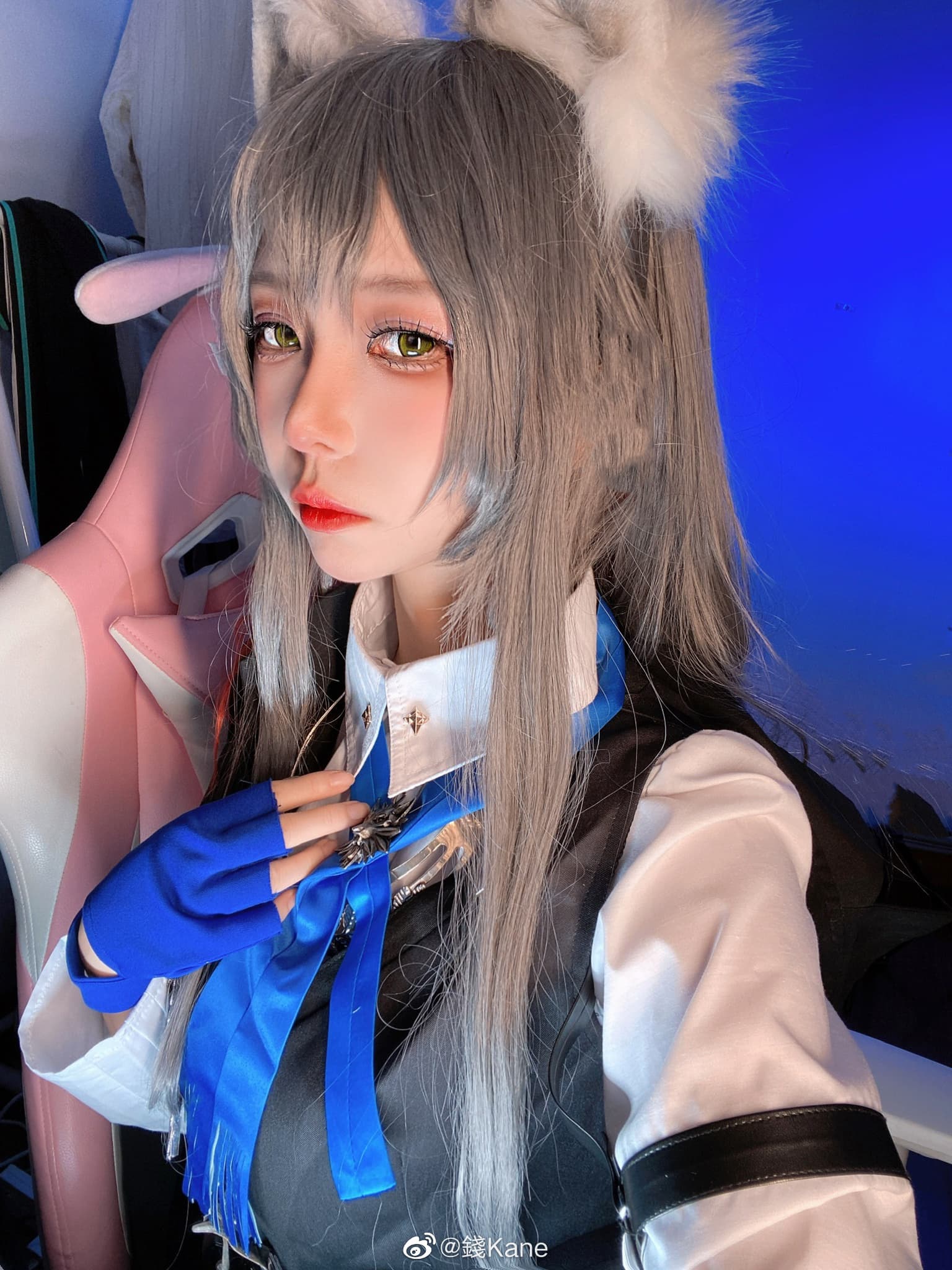 【COS】遗言转述?我不受理。明日方舟 缄默德克萨斯@錢Kane COSPLAY-第8张