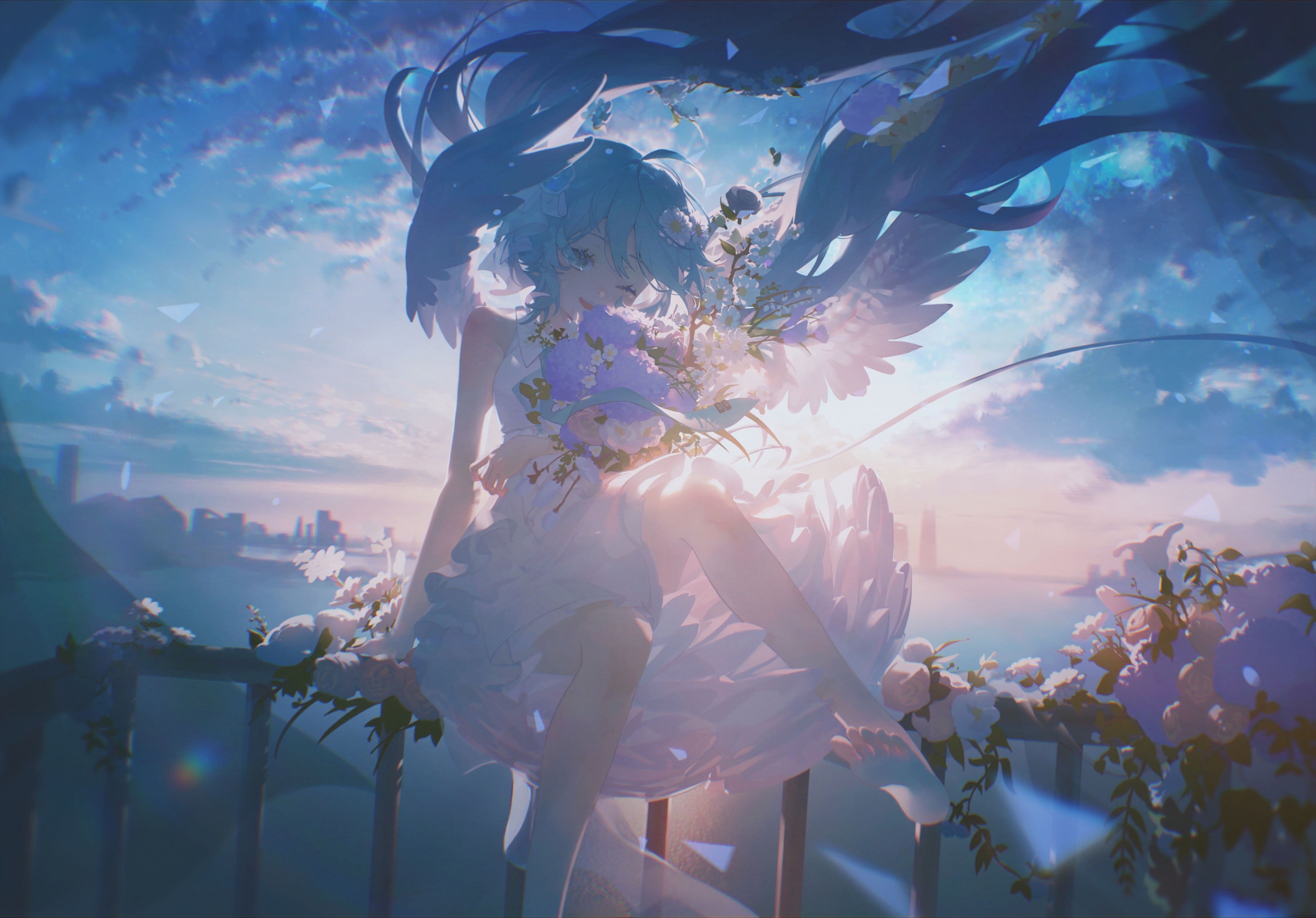 【P站画师】初音未来的忠实粉丝!中国插画师紺屋鴉江的插画作品 P站画师-第8张