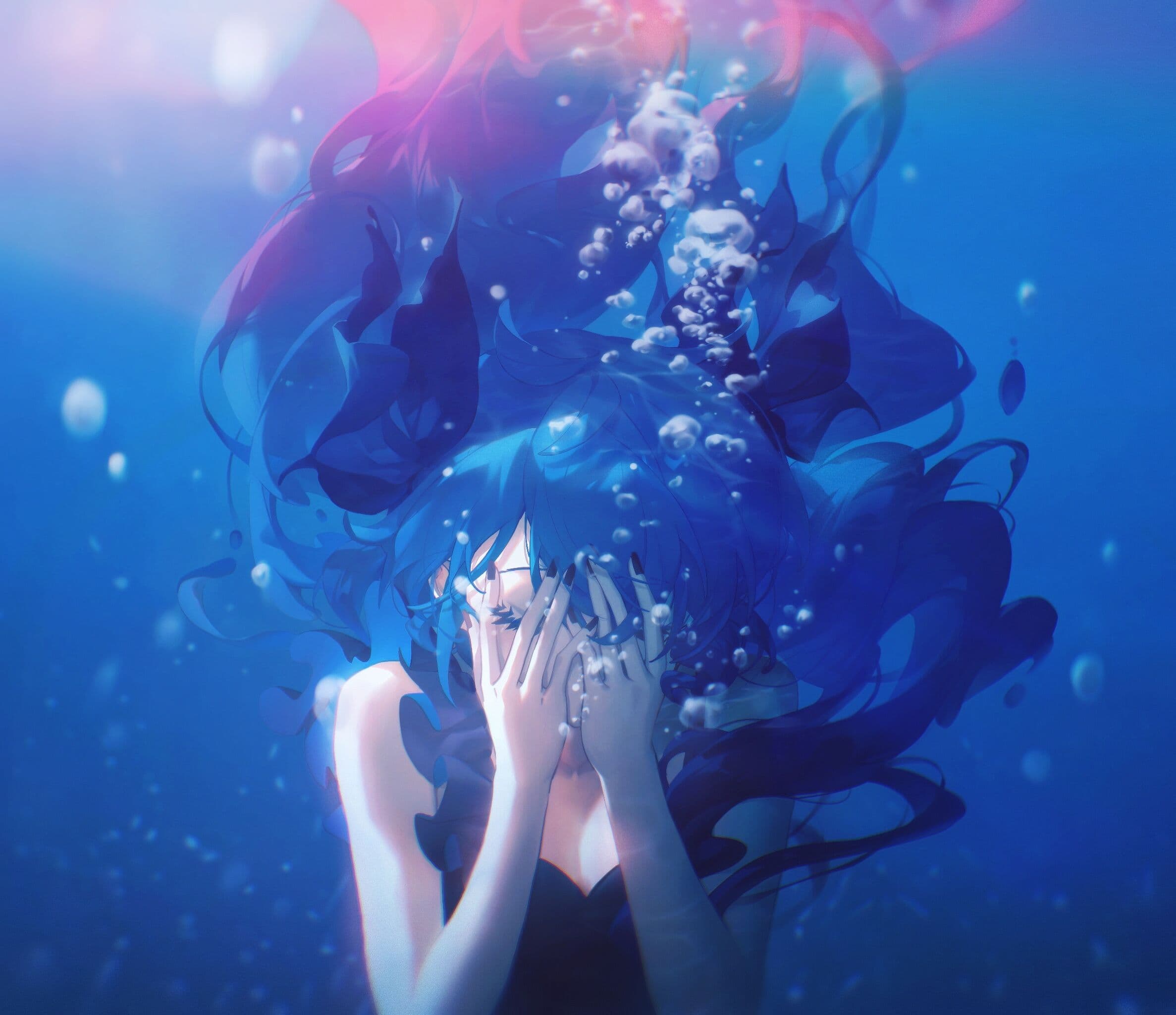 【P站画师】初音未来的忠实粉丝!中国插画师紺屋鴉江的插画作品 P站画师-第9张