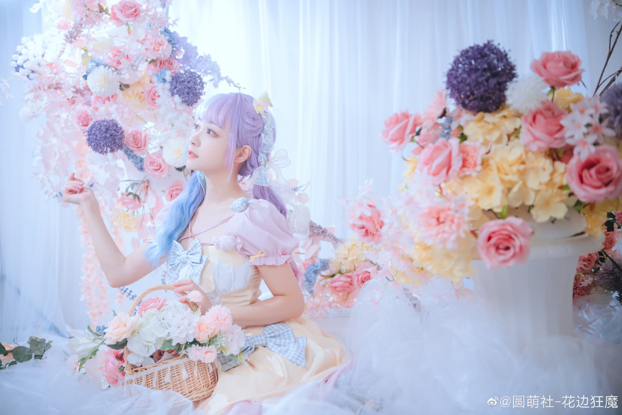 【lolita】昨晚我的梦里,有花也有你 @圆萌社-花边狂魔 LOLITA-第4张