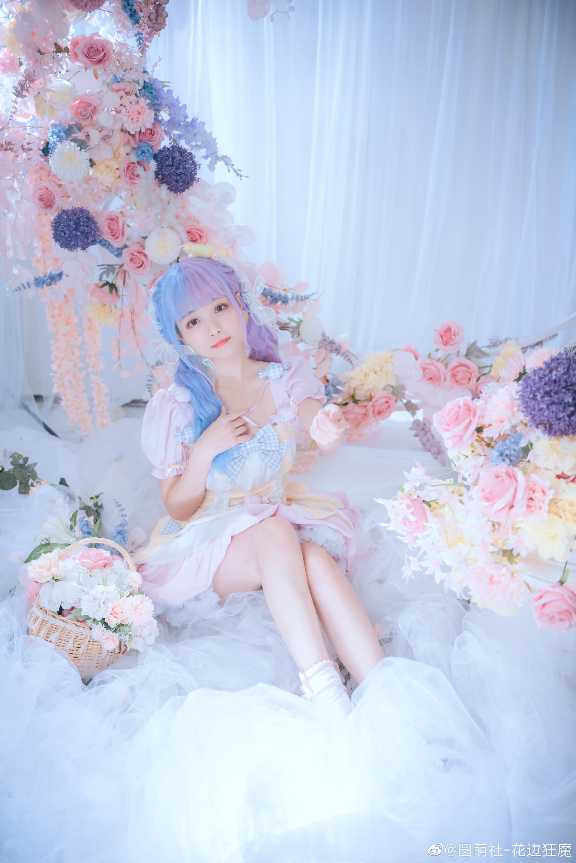 【lolita】昨晚我的梦里,有花也有你 @圆萌社-花边狂魔 LOLITA-第5张
