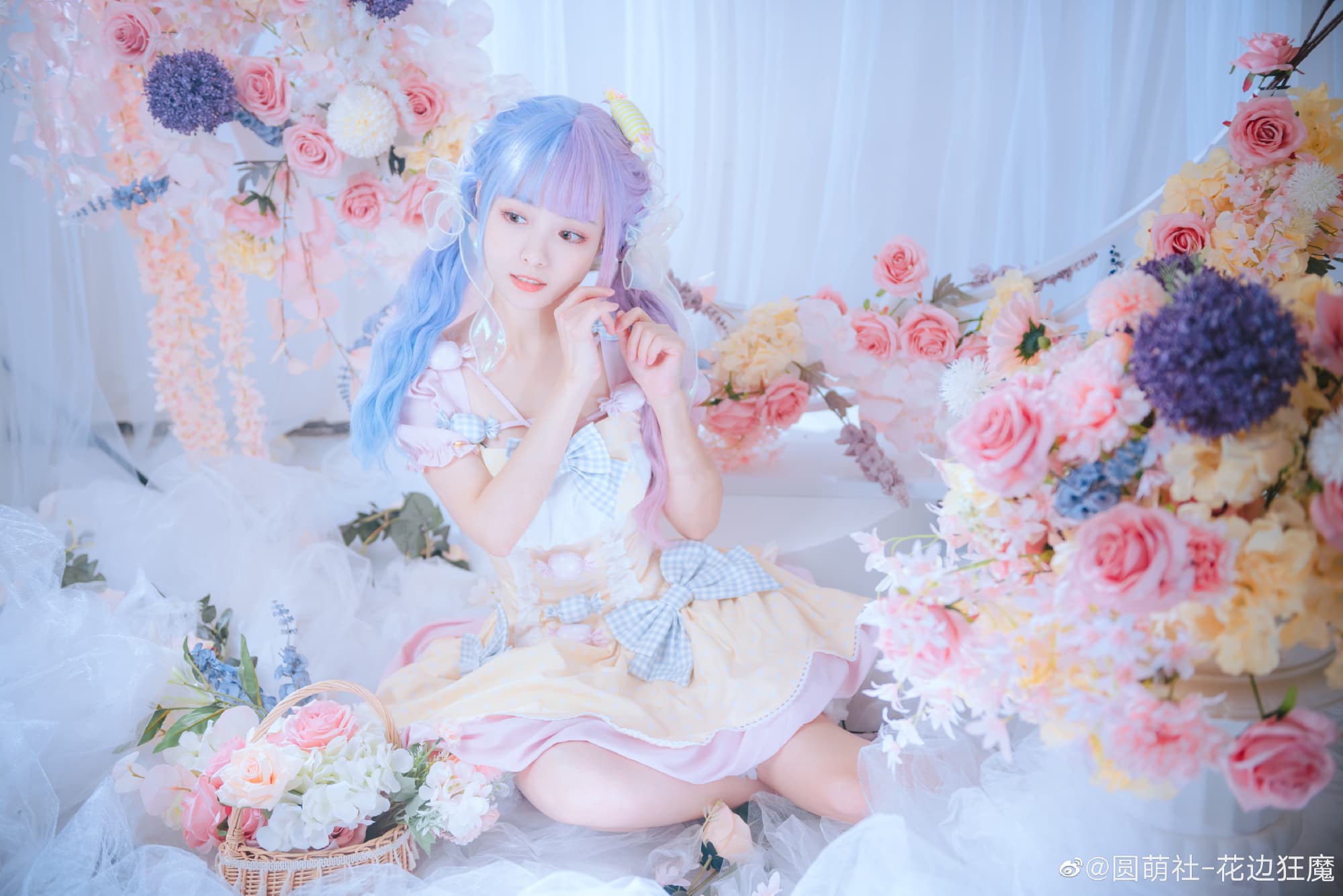 【lolita】昨晚我的梦里,有花也有你 @圆萌社-花边狂魔 LOLITA-第6张