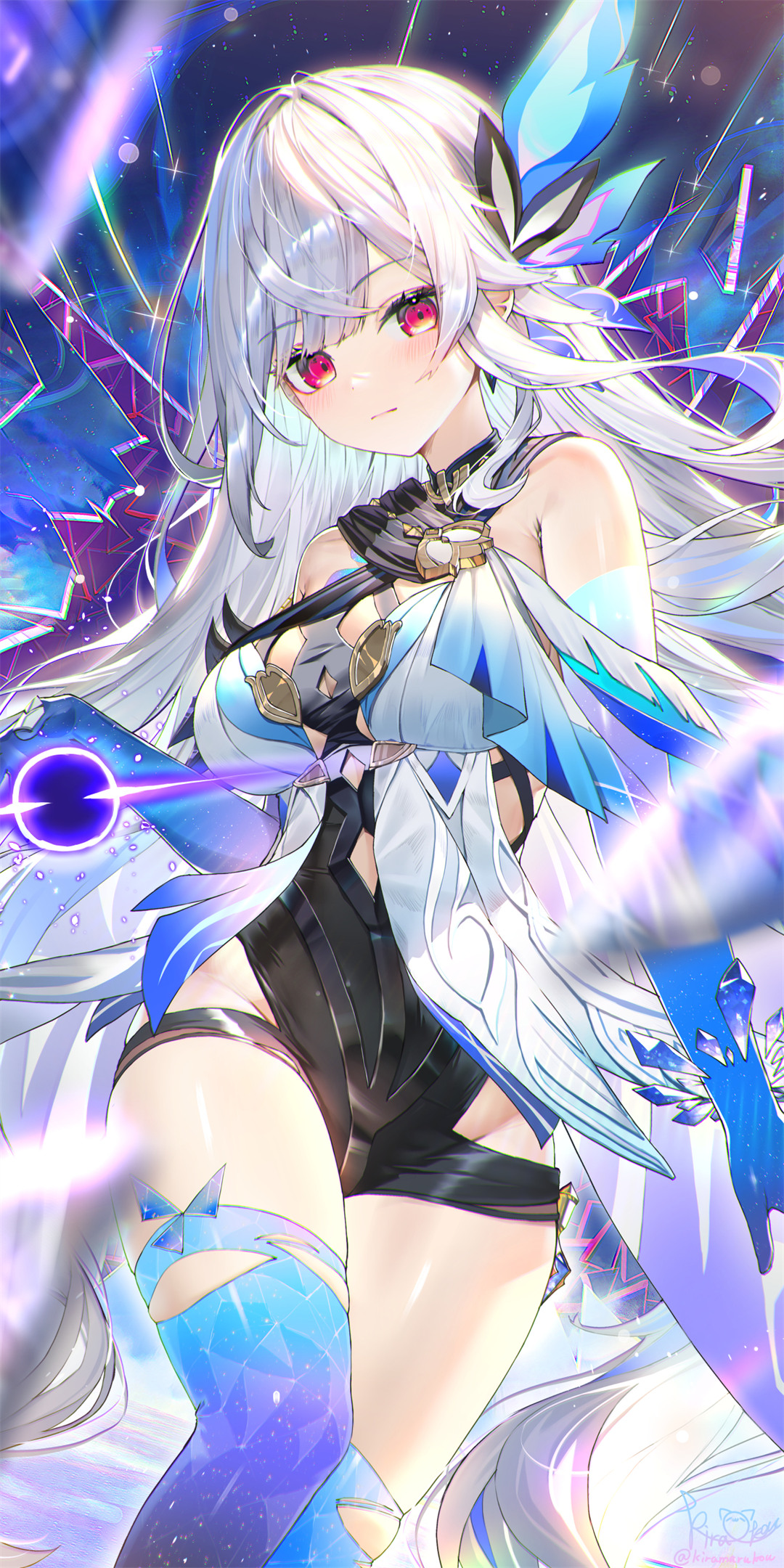 【P站美图】碧蓝档案 圣园弥香 原神 八重神子 娜维娅 崩坏 花火 银狼 插画壁纸推荐 P站美图-第16张