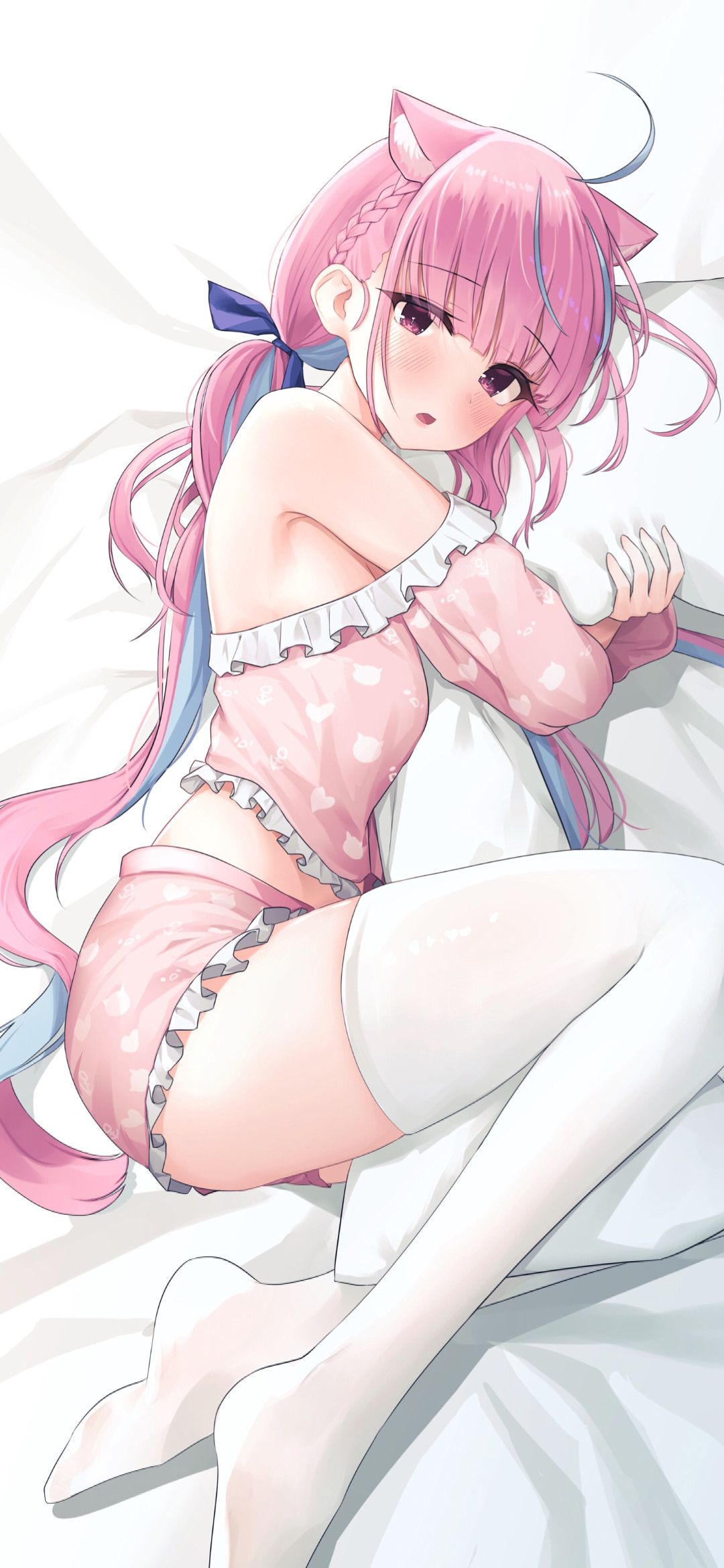 【动漫壁纸】双马尾少女 芙宁娜 花火 我不需要天长地久的承诺  只要你每天都想着我 动漫壁纸-第4张