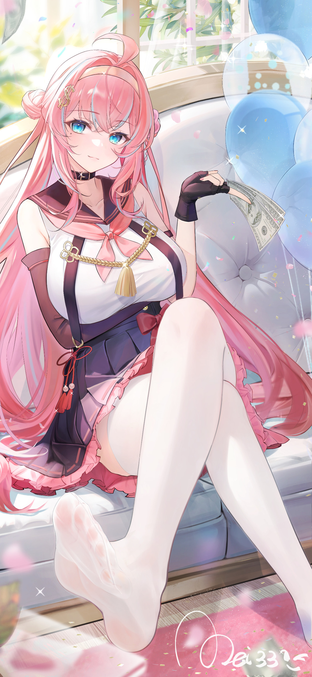 【动漫壁纸】双马尾少女 芙宁娜 花火 我不需要天长地久的承诺  只要你每天都想着我 动漫壁纸-第8张