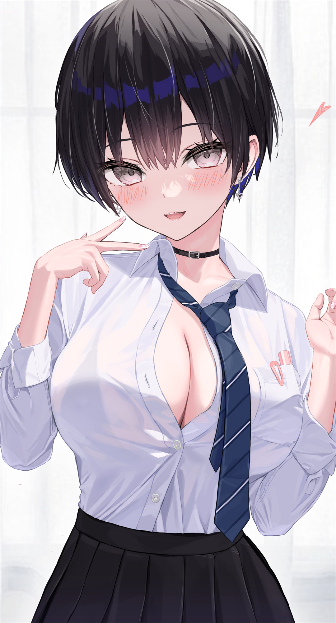 【插画精选】银发双马尾美少女 虚拟偶像 博衣小夜璃 初音未来 会员动漫美图推荐 插画精选-第2张