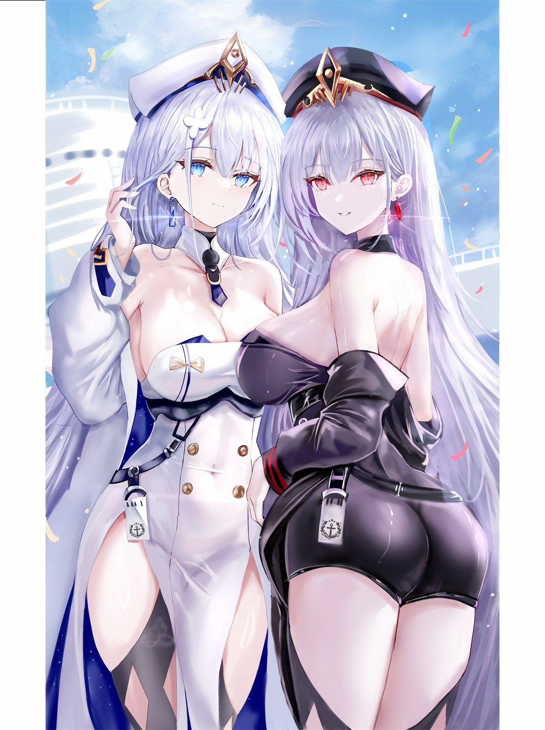 【插画精选】银发双马尾美少女 虚拟偶像 博衣小夜璃 初音未来 会员动漫美图推荐 插画精选-第6张
