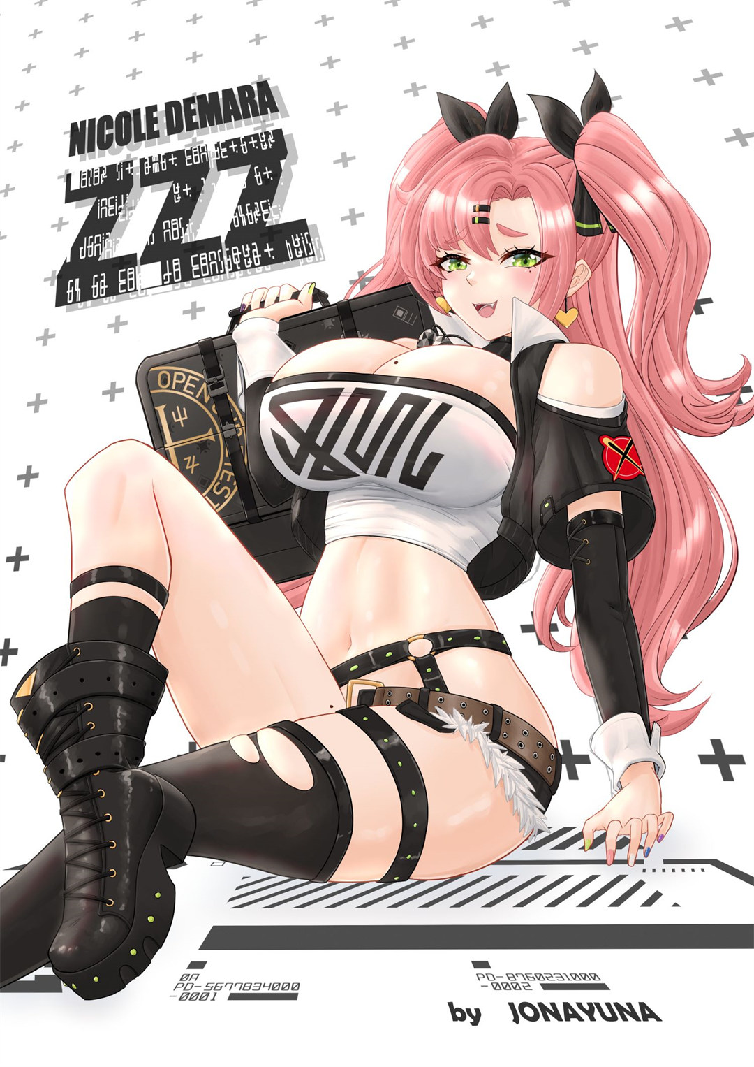 【插画精选】绝区零 粉毛美少女 新艾利都万能事务所狡兔屋创始人 妮可·德玛拉角色特辑推荐 插画精选-第4张