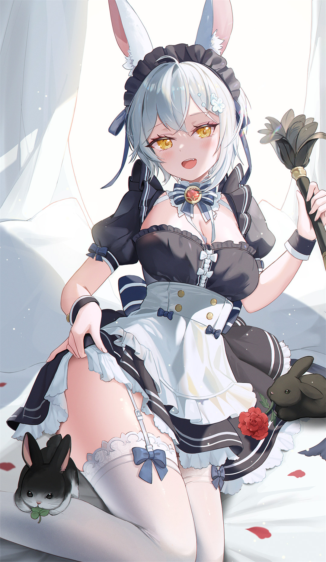 【画师精选】兽耳美少女 碧蓝档案 早濑优香 韩国插画师NakaR的美图作品推荐 插画精选-第3张