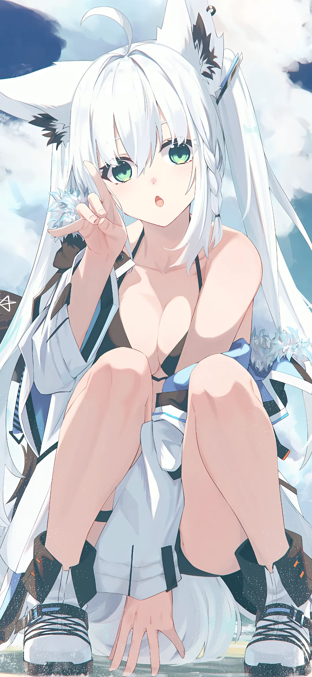 【动漫壁纸】绝区零 艾莲·乔 妮可 兽耳美少女 JK制服 你是我最想要留住的时光 动漫壁纸-第6张