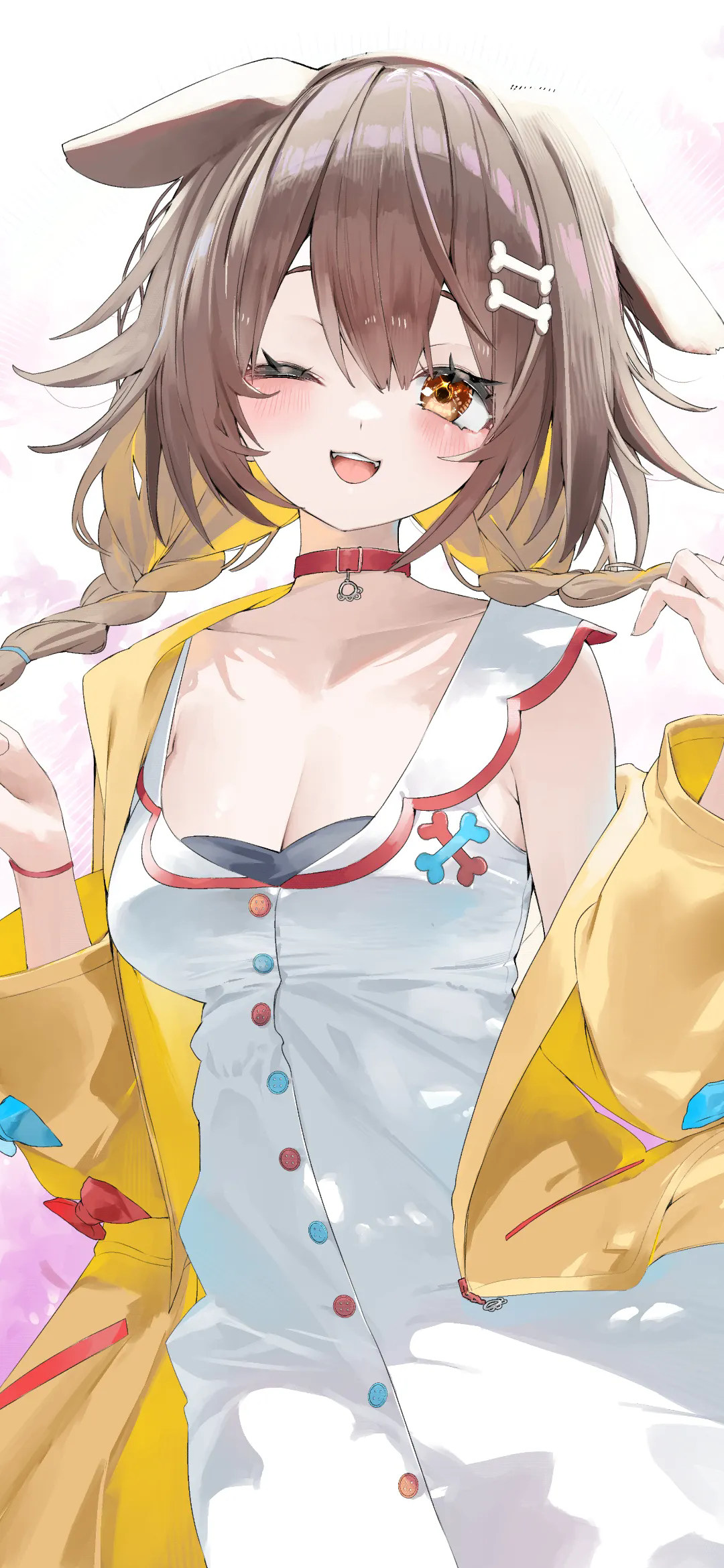 【动漫壁纸】白毛兽耳 雷姆 崩铁 翡翠 碧蓝档案 小鸟游星野 你去过的地方 我都画成风景 动漫壁纸-第8张