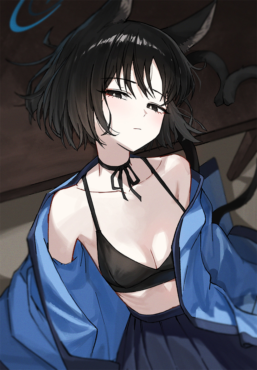 【插画精选】碧蓝档案 阿洛娜 白丝 裸足 绝区零 妮可 崩铁 翡翠 会员动漫美图推荐 插画精选-第6张