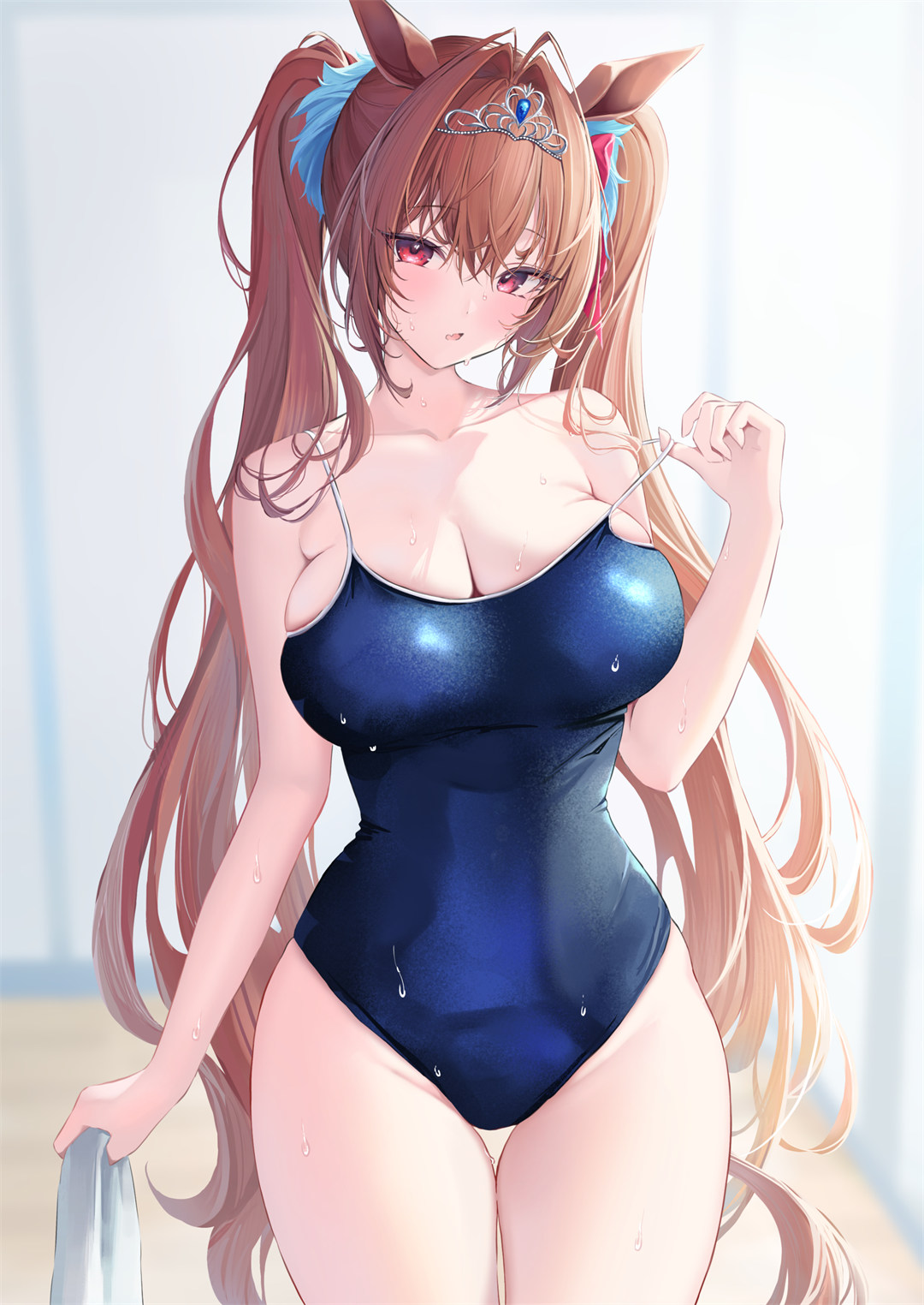 【插画精选】可爱美少女 海边泳装 赛马娘 绝区零 艾莲乔(可爱版) 会员插画美图推荐 插画精选-第3张