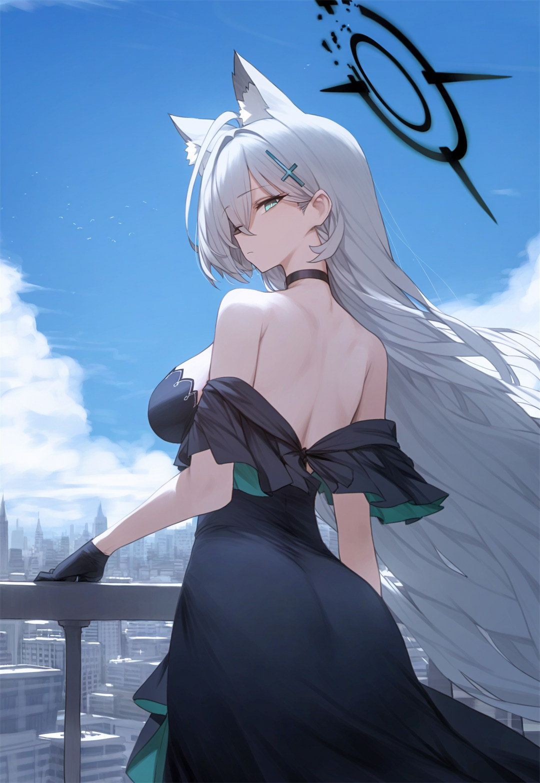 【AI精选】碧蓝档案 砂狼白子 原神 胡桃 星铁 流萤 绝区零 妮可 会员插画推荐 AI生成 插画精选-第2张