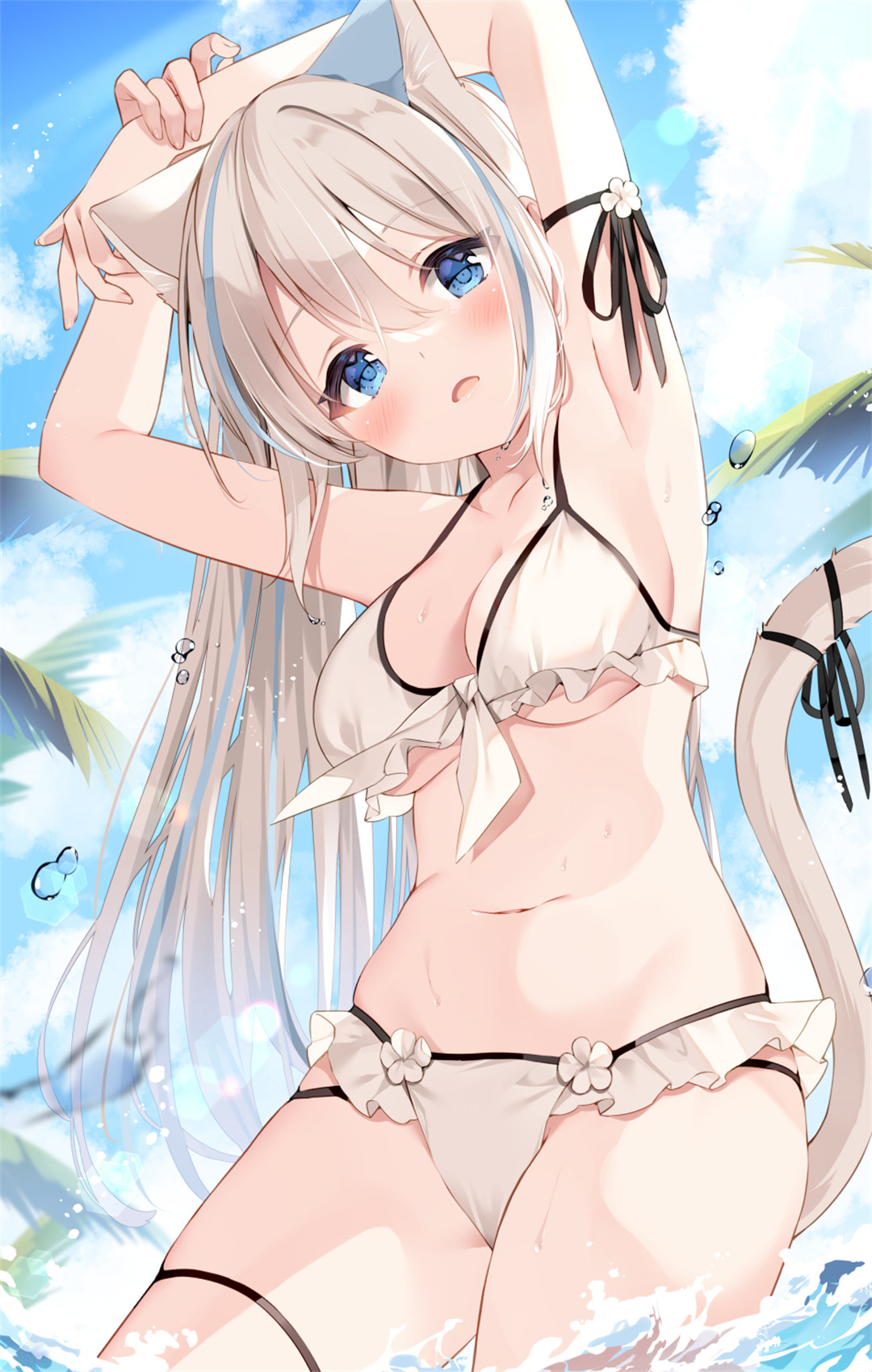 【插画精选】泳装美少女 星穹铁道 流萤 碧蓝档案 尾刃カンナ 会员插画美图推荐 插画精选-第6张