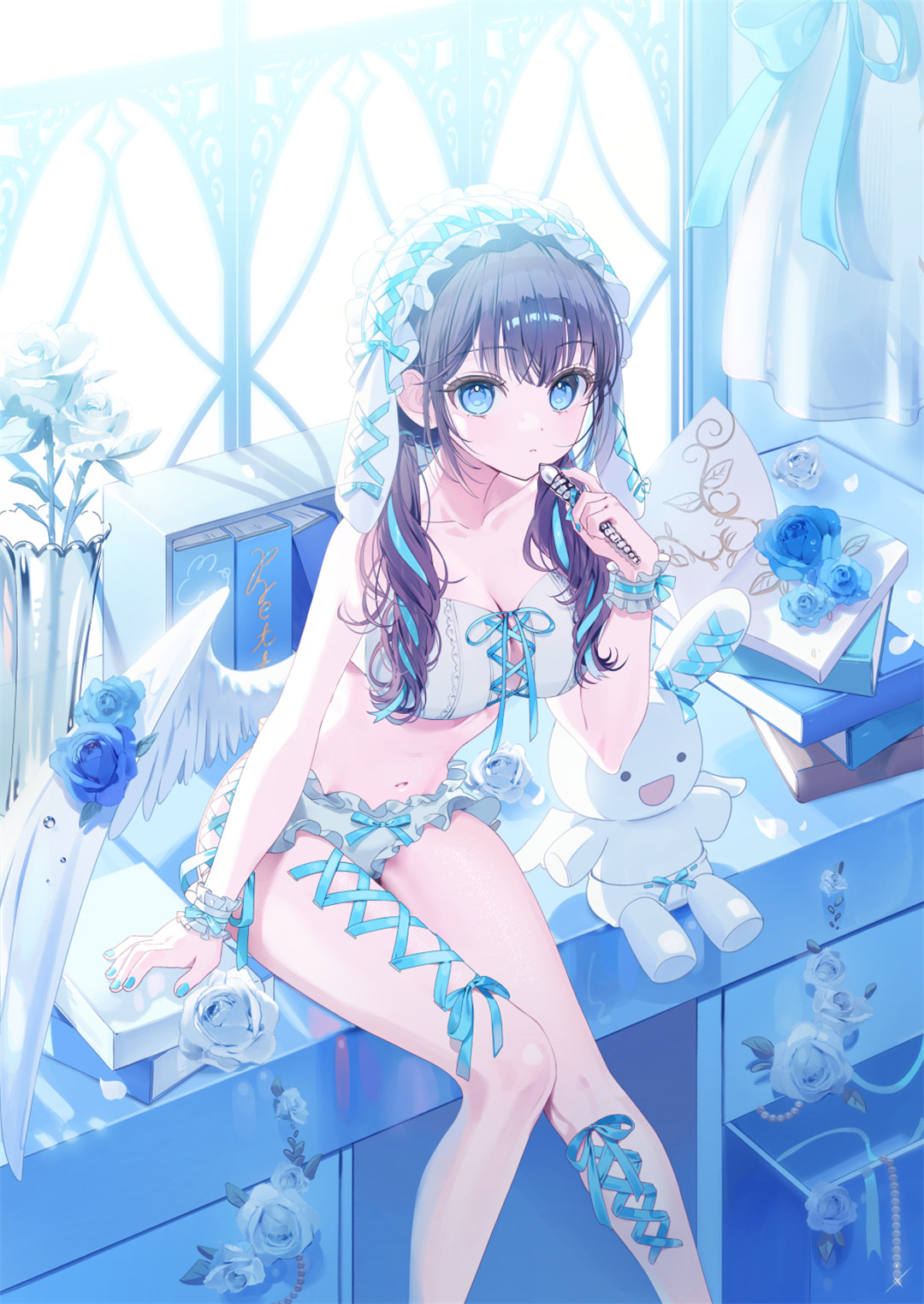 【插画精选】星穹铁道 花火 原神 芙宁娜 碧蓝档案 飞鸟马时 会员插画美图推荐 插画精选-第4张