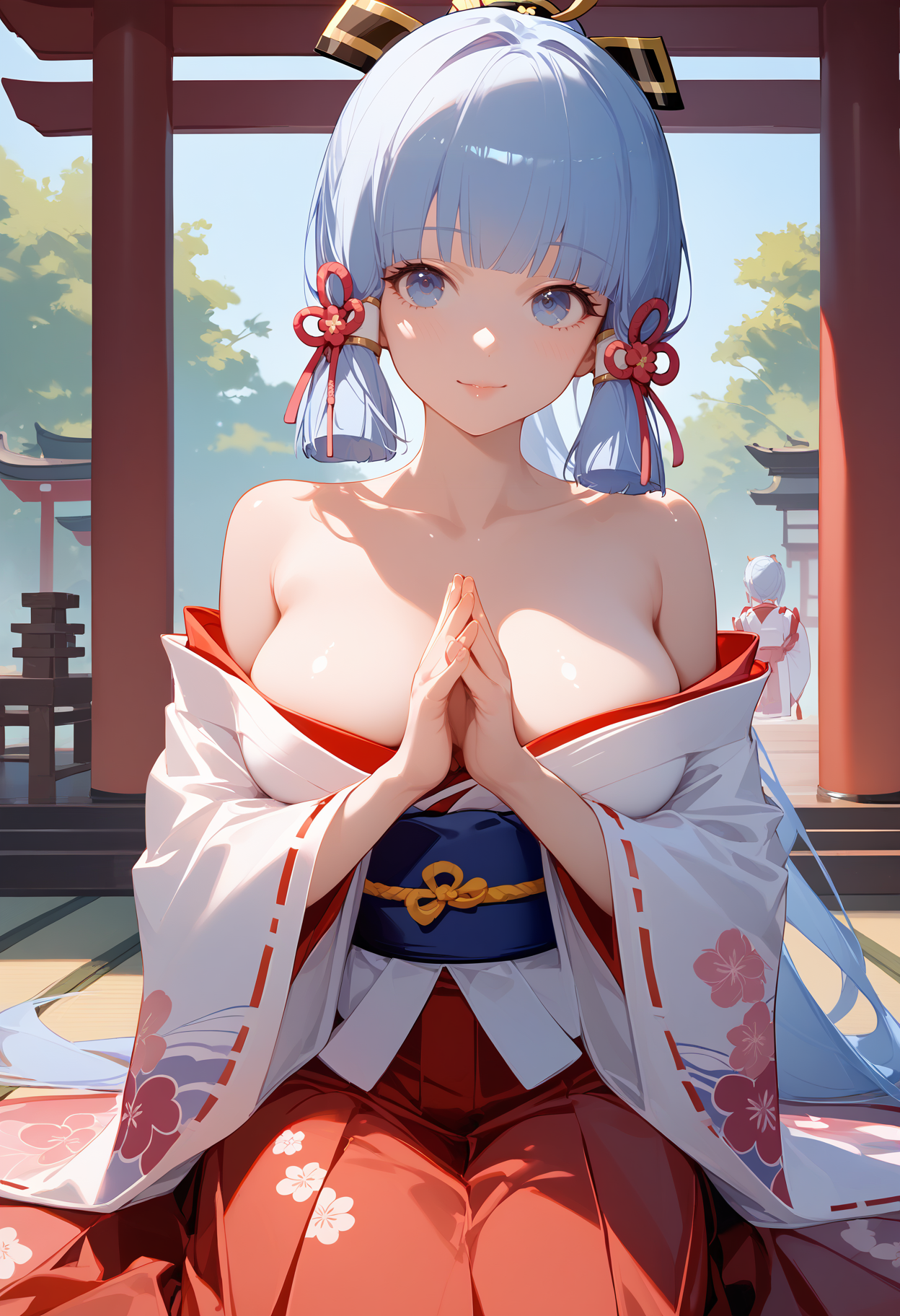 【AI特辑】原神 神里绫华 会员插画特辑 插画精选-第2张