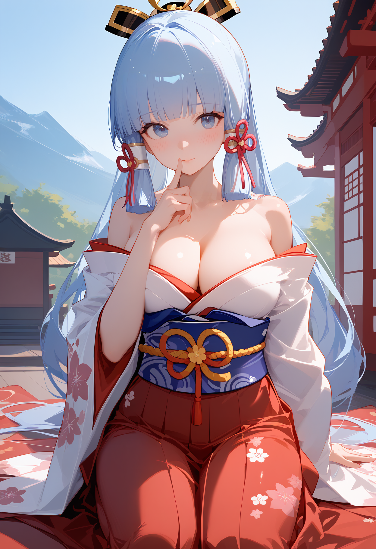 【AI特辑】原神 神里绫华 会员插画特辑 插画精选-第5张