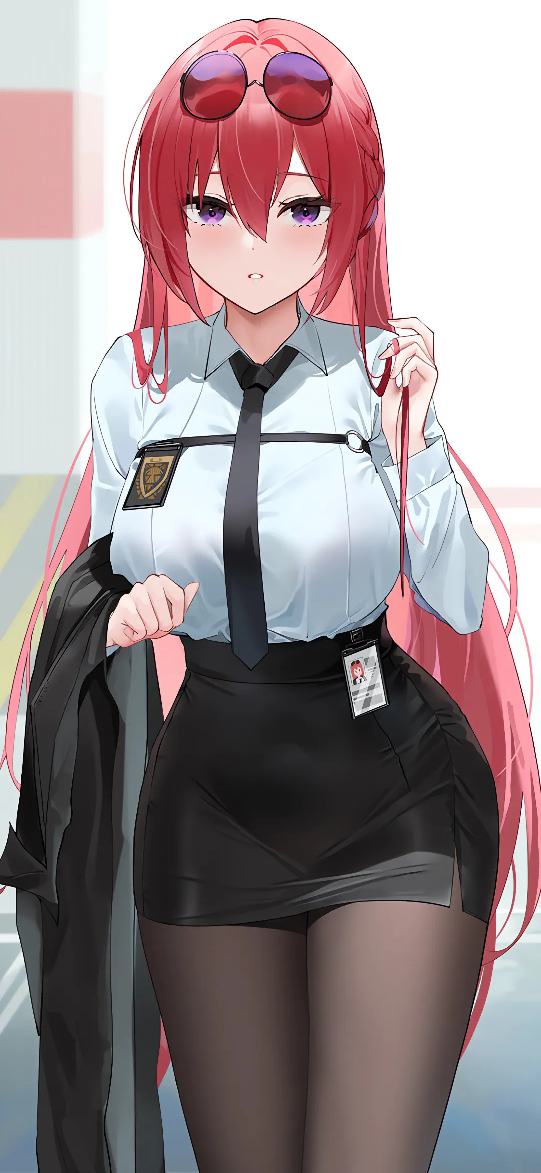 【动漫壁纸】绝区零 艾莲乔 初音未来 JK制服 就连说再见的资格我也不配 动漫壁纸-第8张