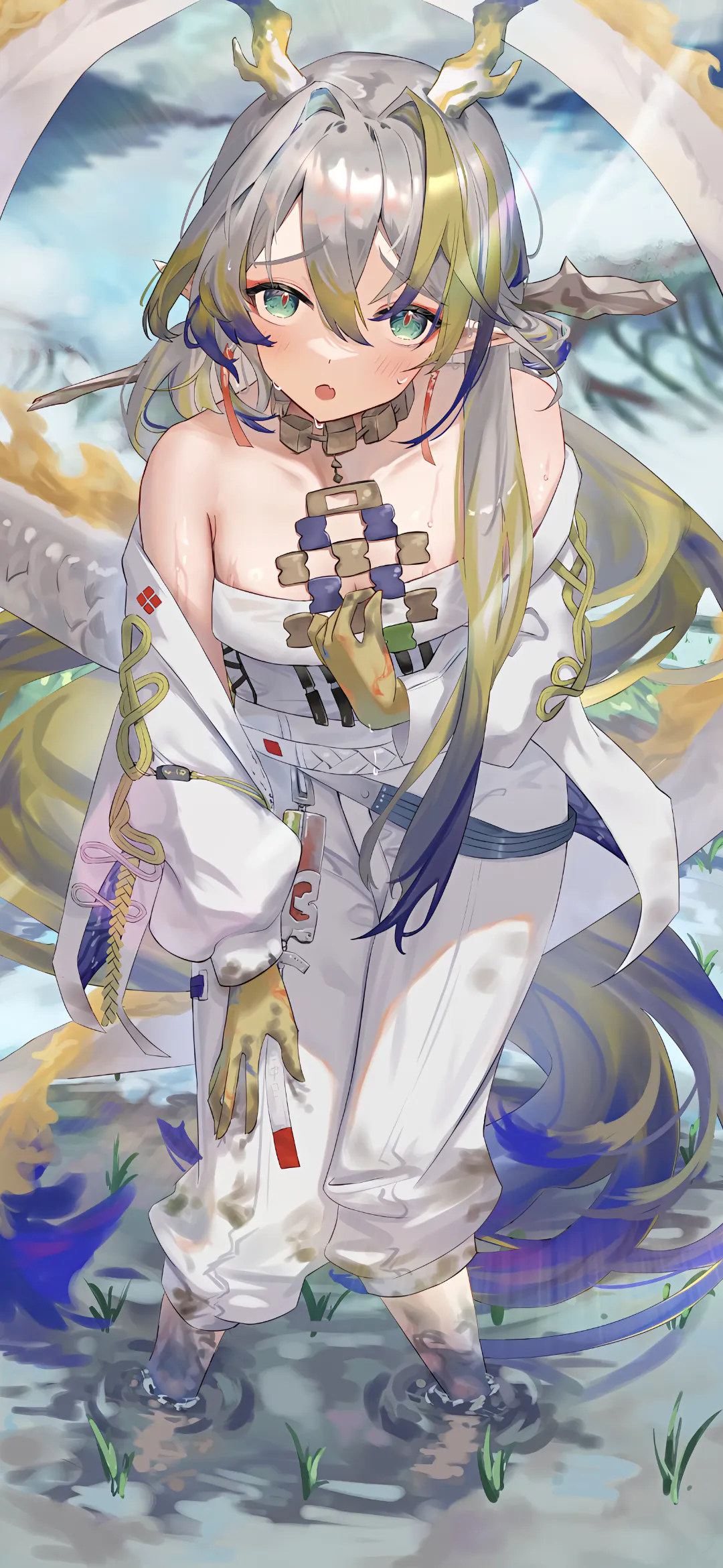 【动漫美图】星铁 卡芙卡 流萤 明日香 女仆美少女 JK白毛制服 P站美图-第4张