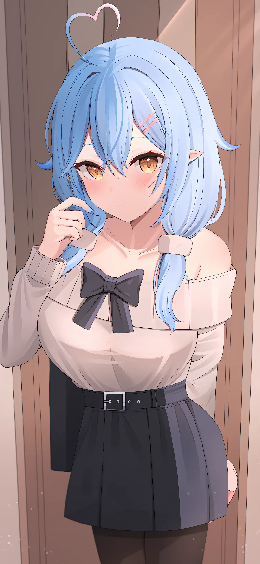 【动漫美图】星铁 卡芙卡 流萤 明日香 女仆美少女 JK白毛制服 P站美图-第10张