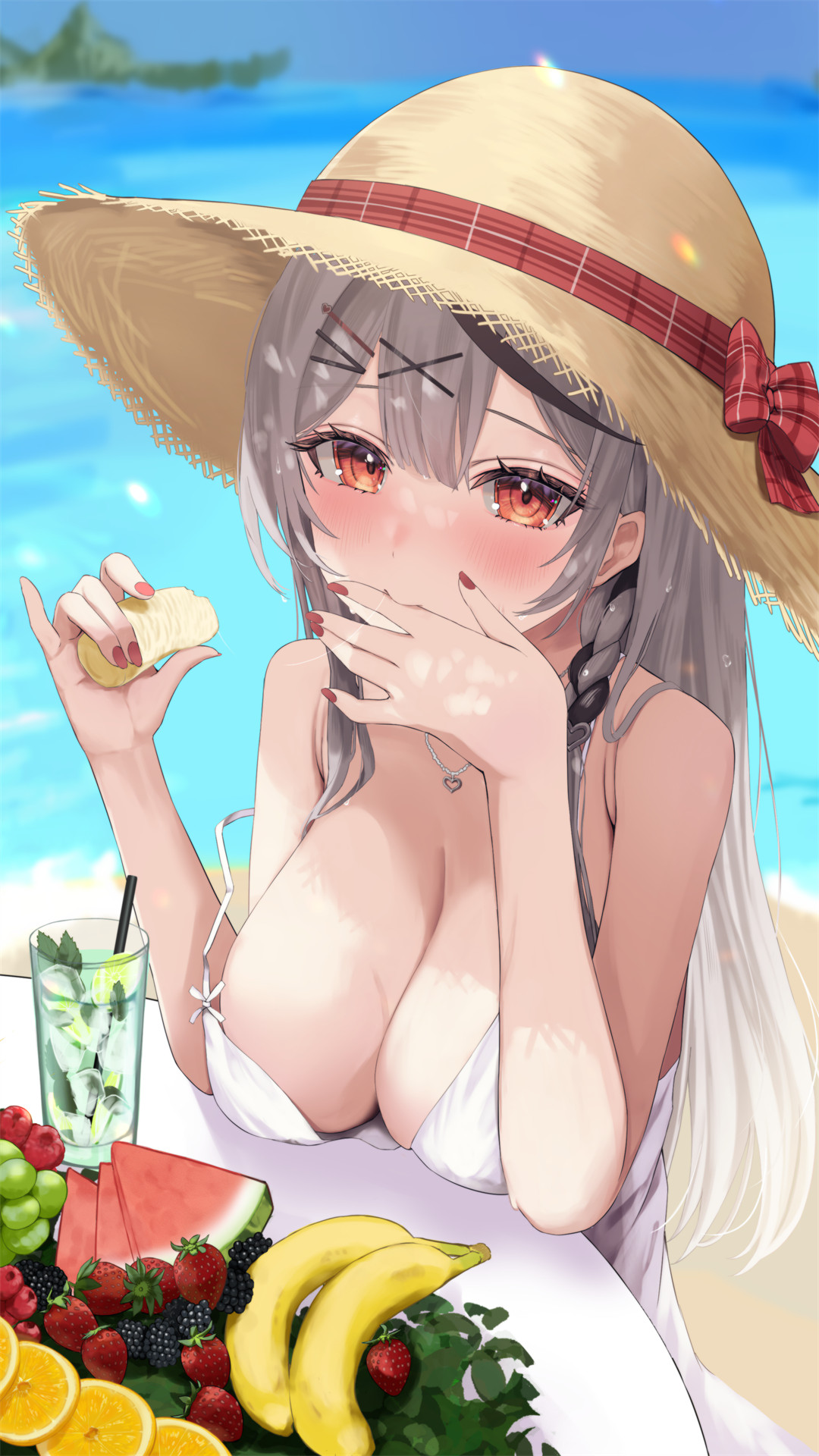【插画精选】虚拟主播 常暗永远 碧蓝档案 一之濑明日奈 双马尾 会员插画美图推荐 插画精选-第2张