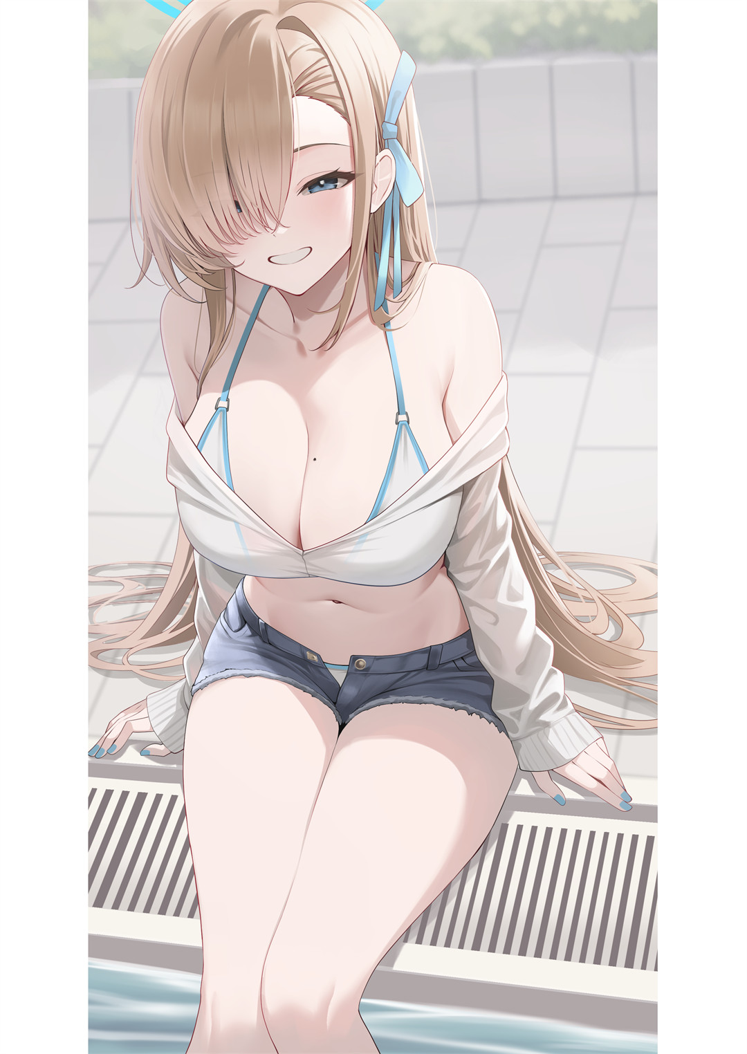 【插画精选】虚拟主播 常暗永远 碧蓝档案 一之濑明日奈 双马尾 会员插画美图推荐 插画精选-第4张