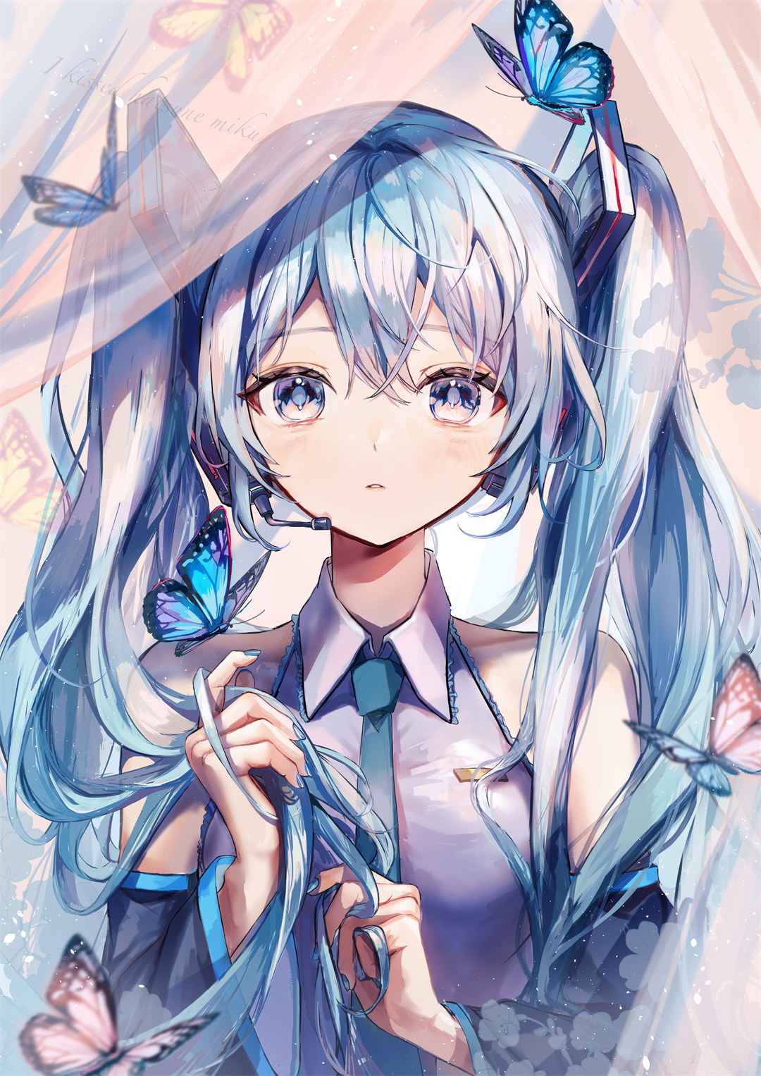 【P站画师】双马尾的初音谁能抵挡得了呢？日本插画师PiPi的插画作品(2024年更新) P站画师-第7张