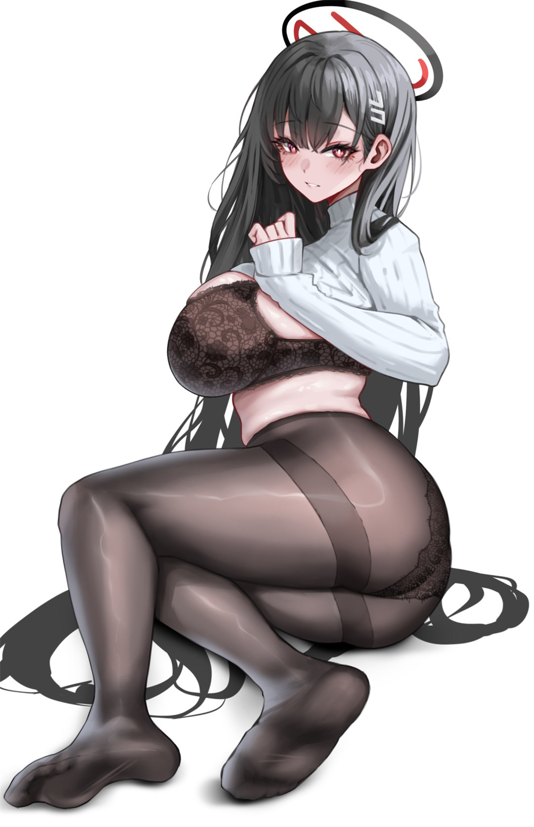 【插画精选】短裙 JK制服 白丝 兔女郎美少女 会员插画美图推荐 插画精选-第3张