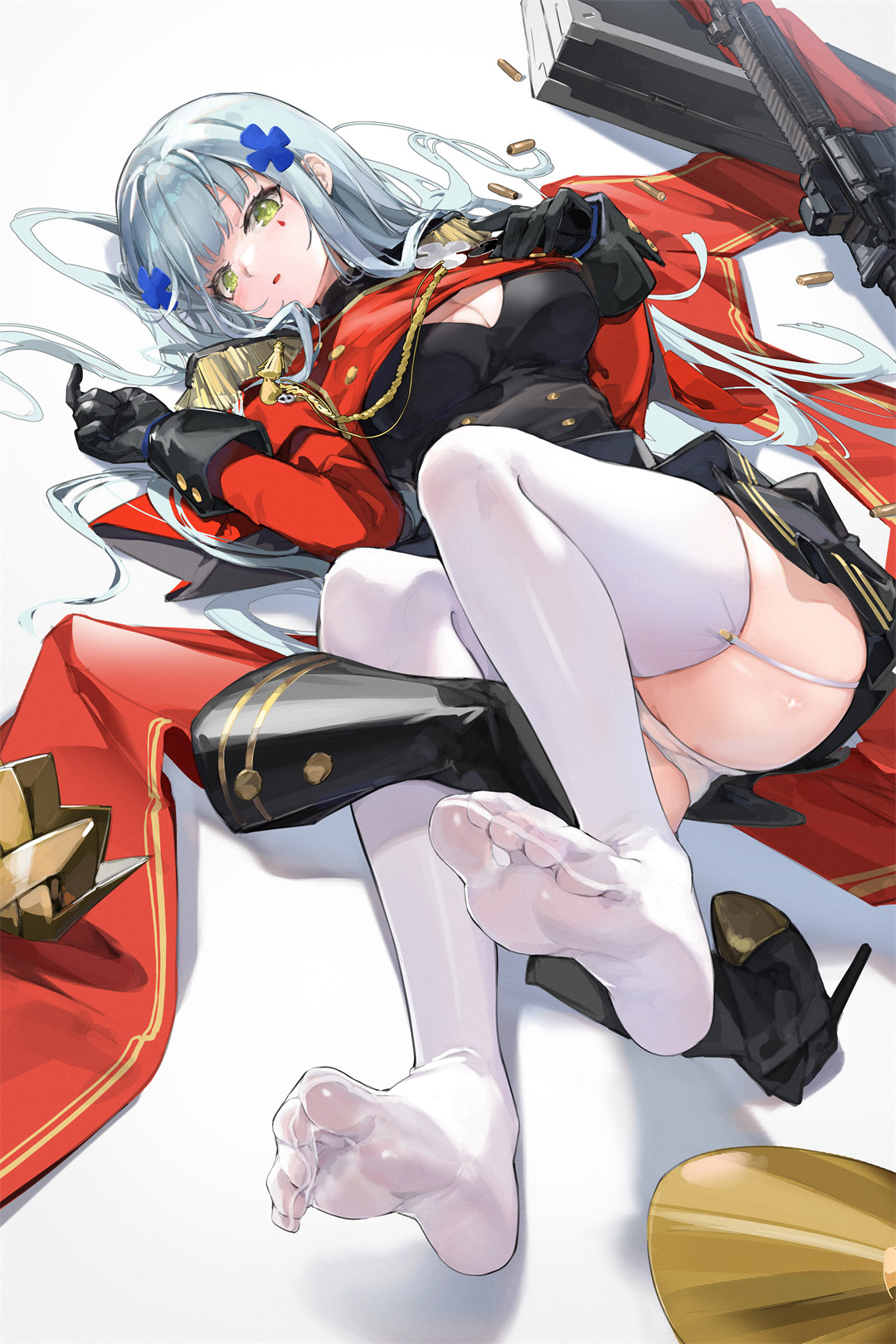 【插画精选】短裙 JK制服 白丝 兔女郎美少女 会员插画美图推荐 插画精选-第5张