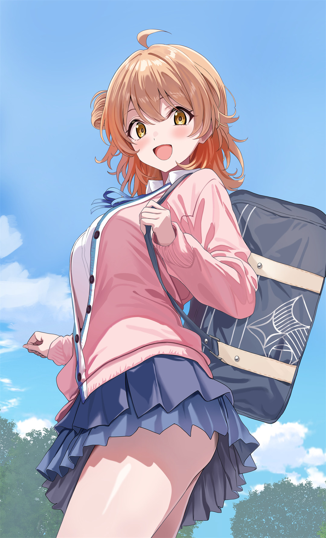 【插画精选】短裙 JK制服 白丝 兔女郎美少女 会员插画美图推荐 插画精选-第6张