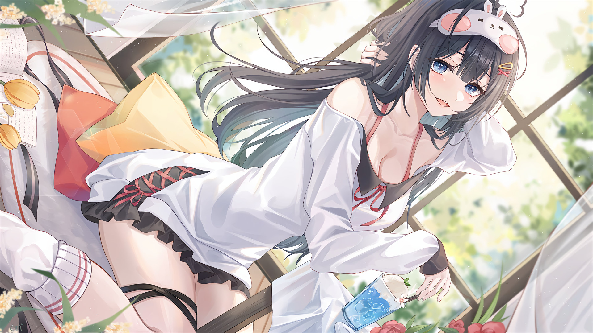 【动漫壁纸】崩坏 星穹铁道 黄泉 原神 雷电将军 兽耳白毛美少女 感情需要时间的自愈 动漫壁纸-第11张