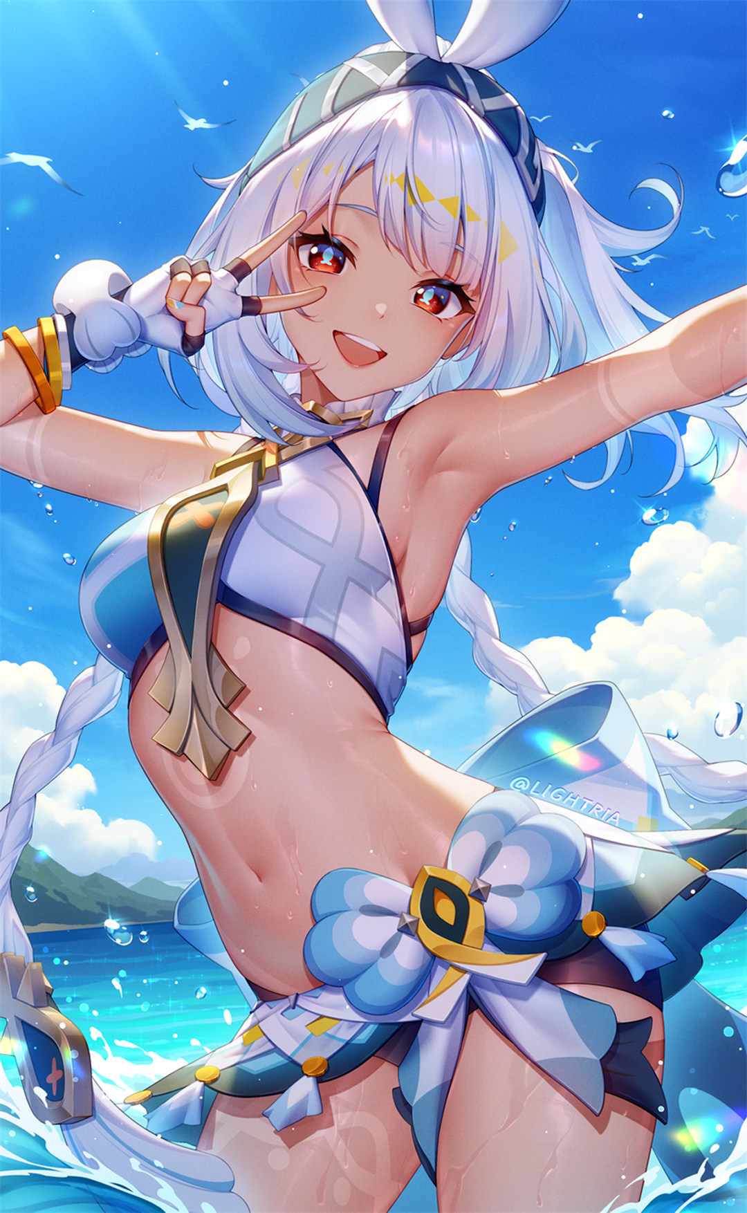 【插画精选】原神 玛拉妮 少女前线 云图计划 可露凯 虚拟主播 沙花叉库洛艾  会员美图推荐 插画精选-第2张