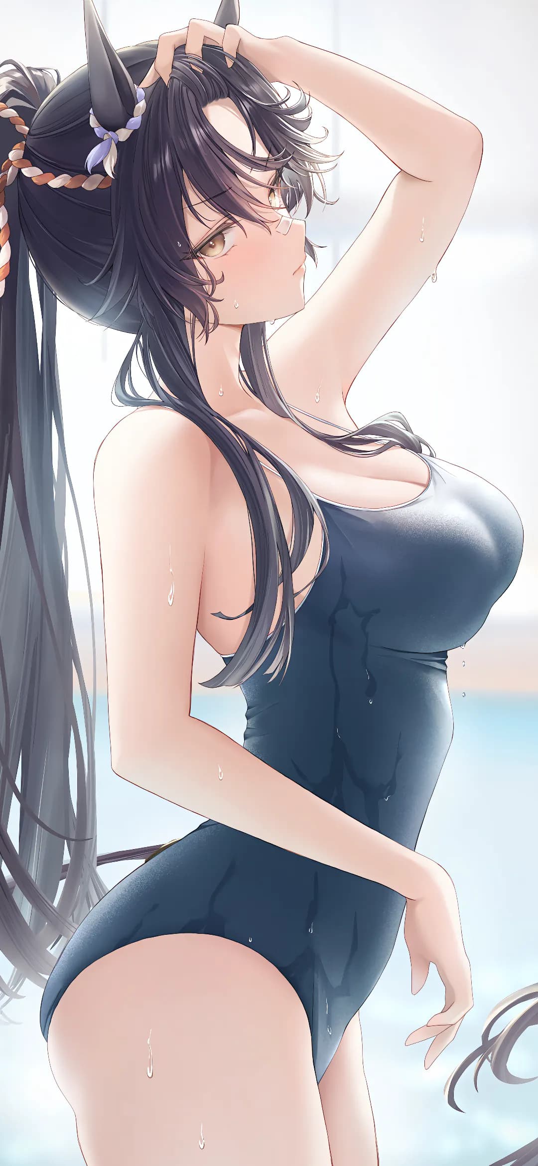 【动漫壁纸】绝区零 小鲨鱼艾莲 星穹铁道 知更鸟 水手服美少女 Miku 插画美图推荐 动漫壁纸-第4张