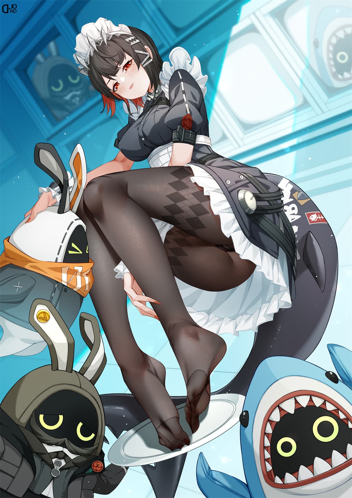 【插画精选】碧蓝档案 早濑优香 绝区零 小鲨鱼艾莲 星铁 卡芙卡 会员美图推荐（45张） 插画精选-第5张