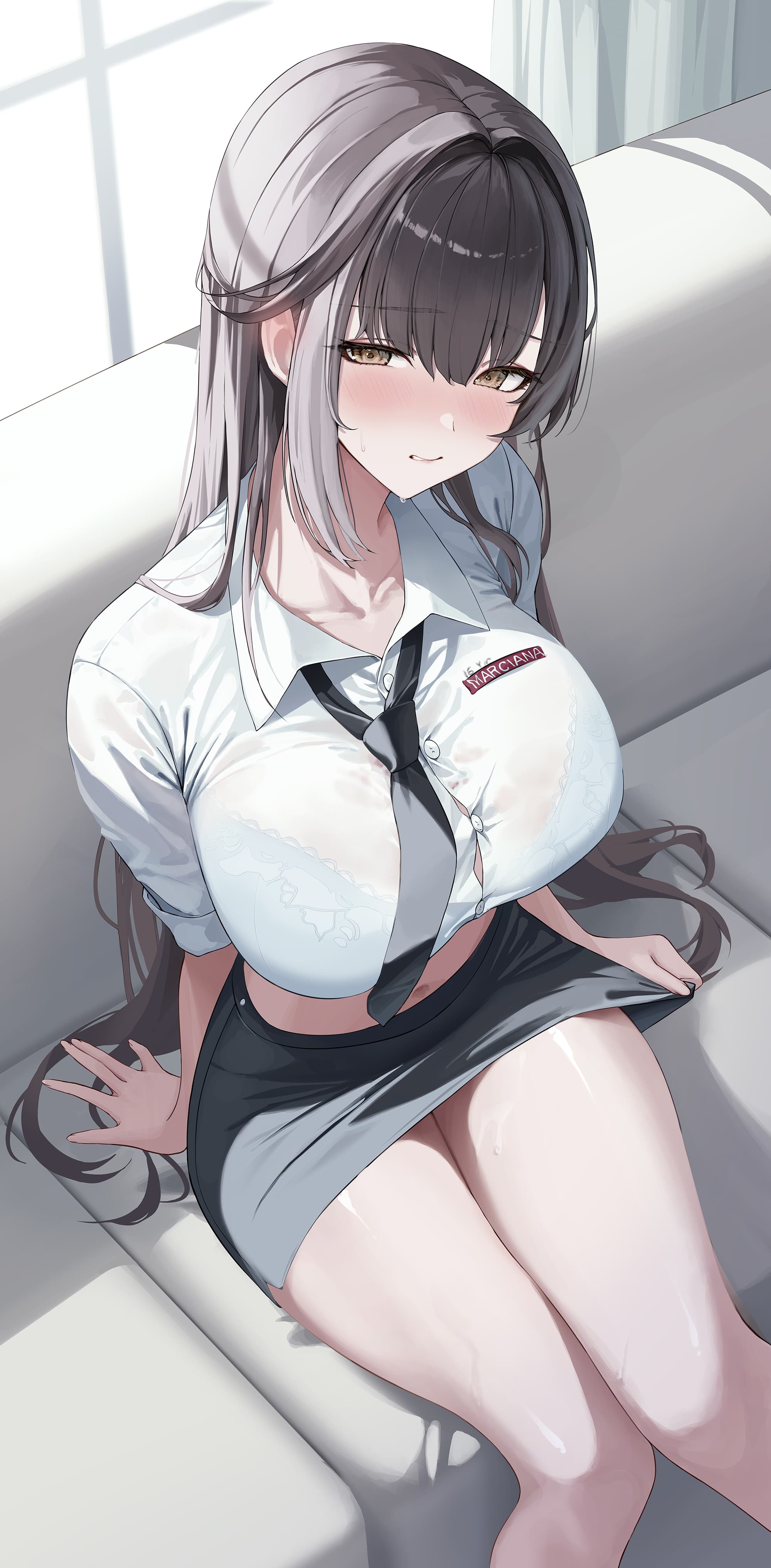 【插画精选】碧蓝档案 妃咲制服装 浦和ハナコ NIKKE：胜利女神 制服美女 会员美图推荐 插画精选-第6张